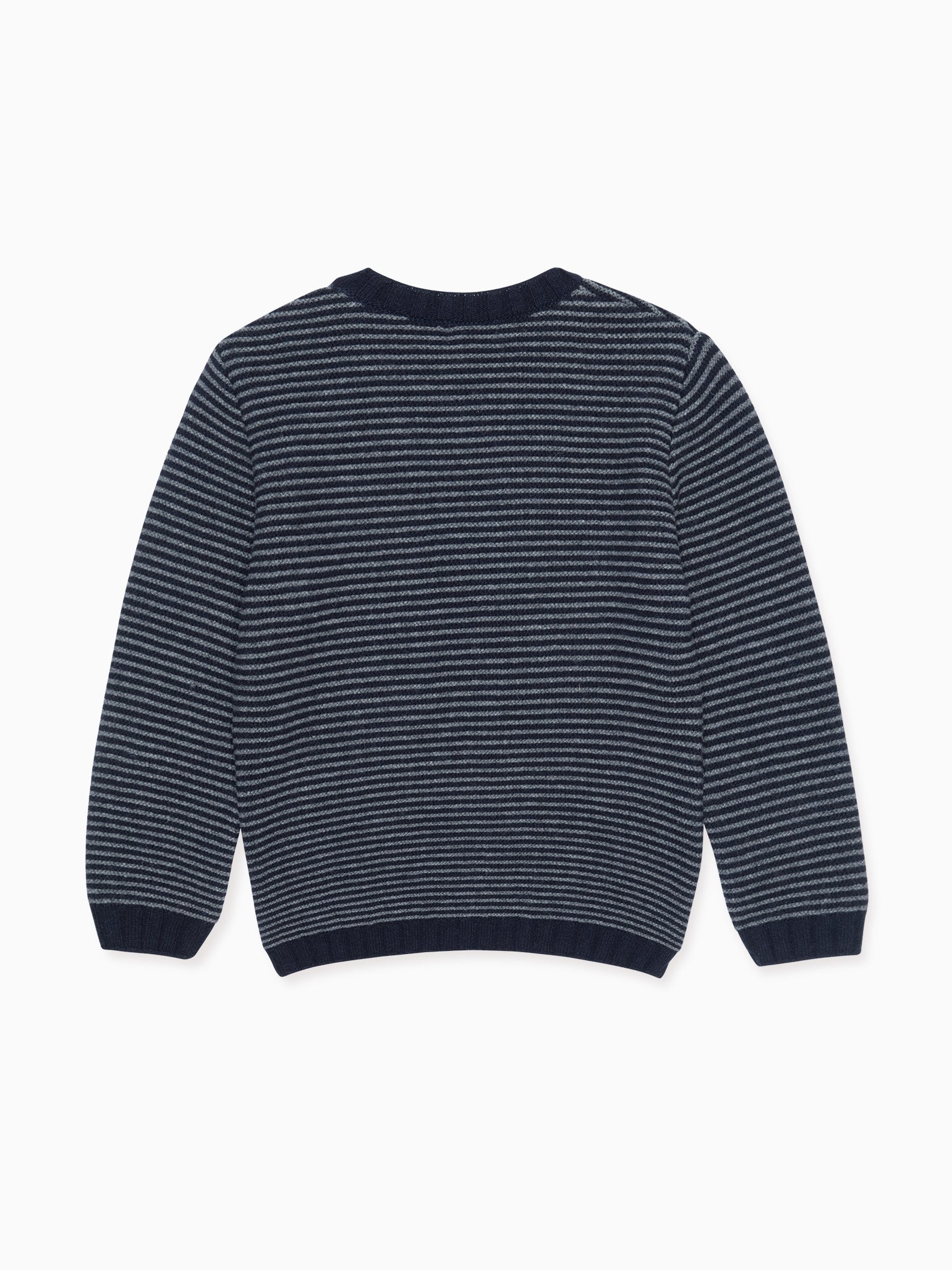 Navy Stripe Bromo Merino Boy Jumper