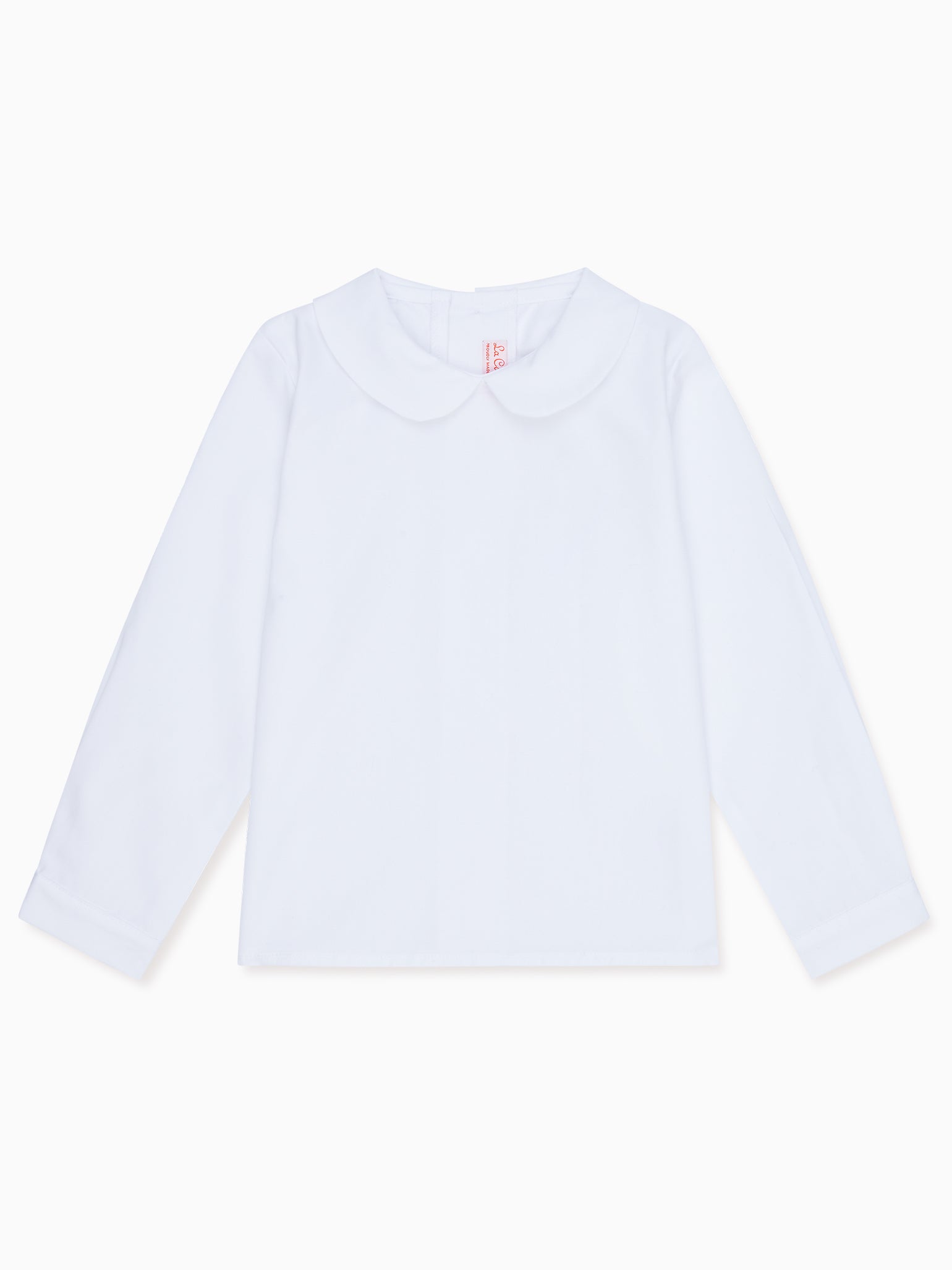 White Clio Long Sleeve Baby Shirt