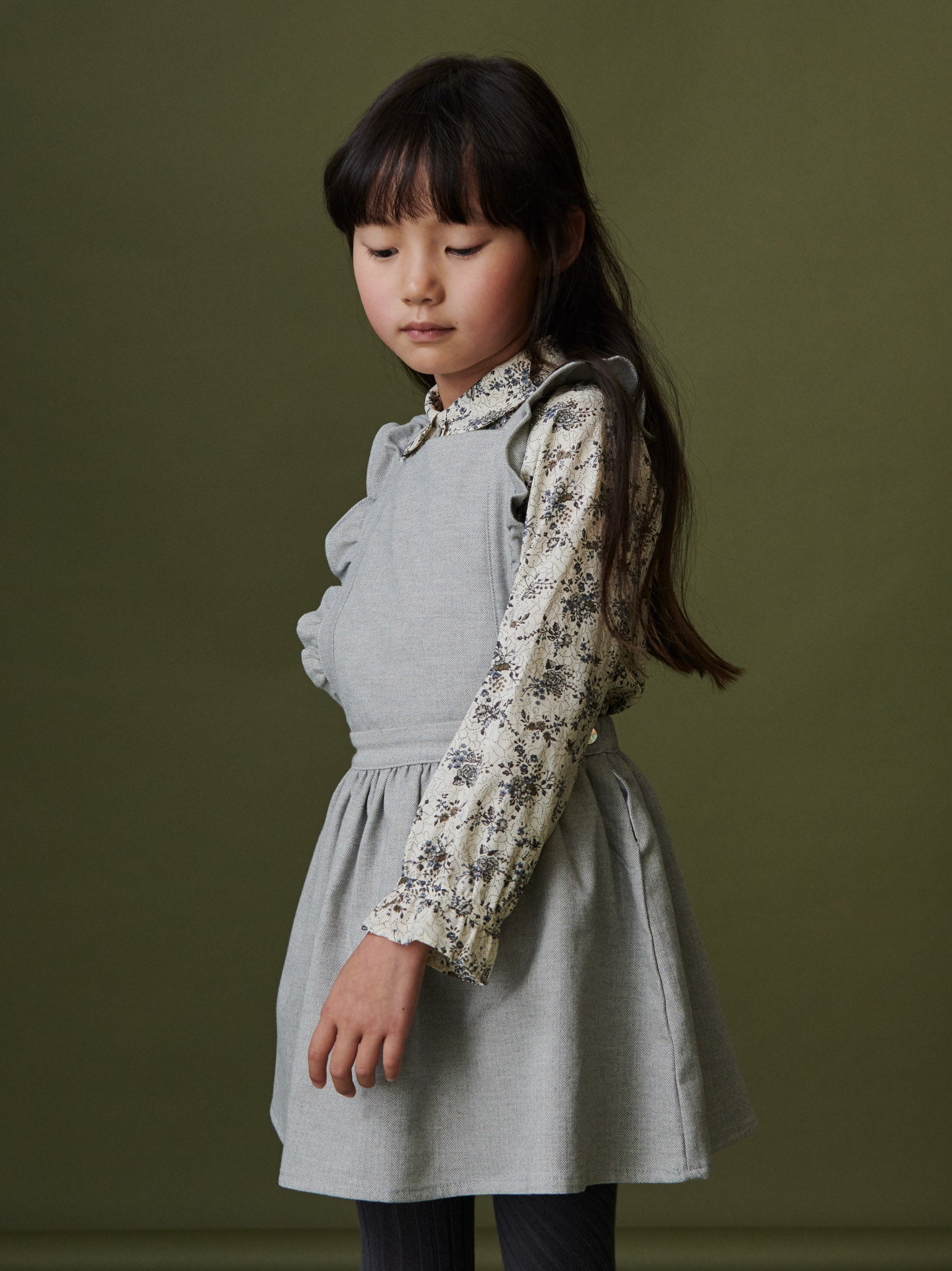 Grey Cora Girl Skirt