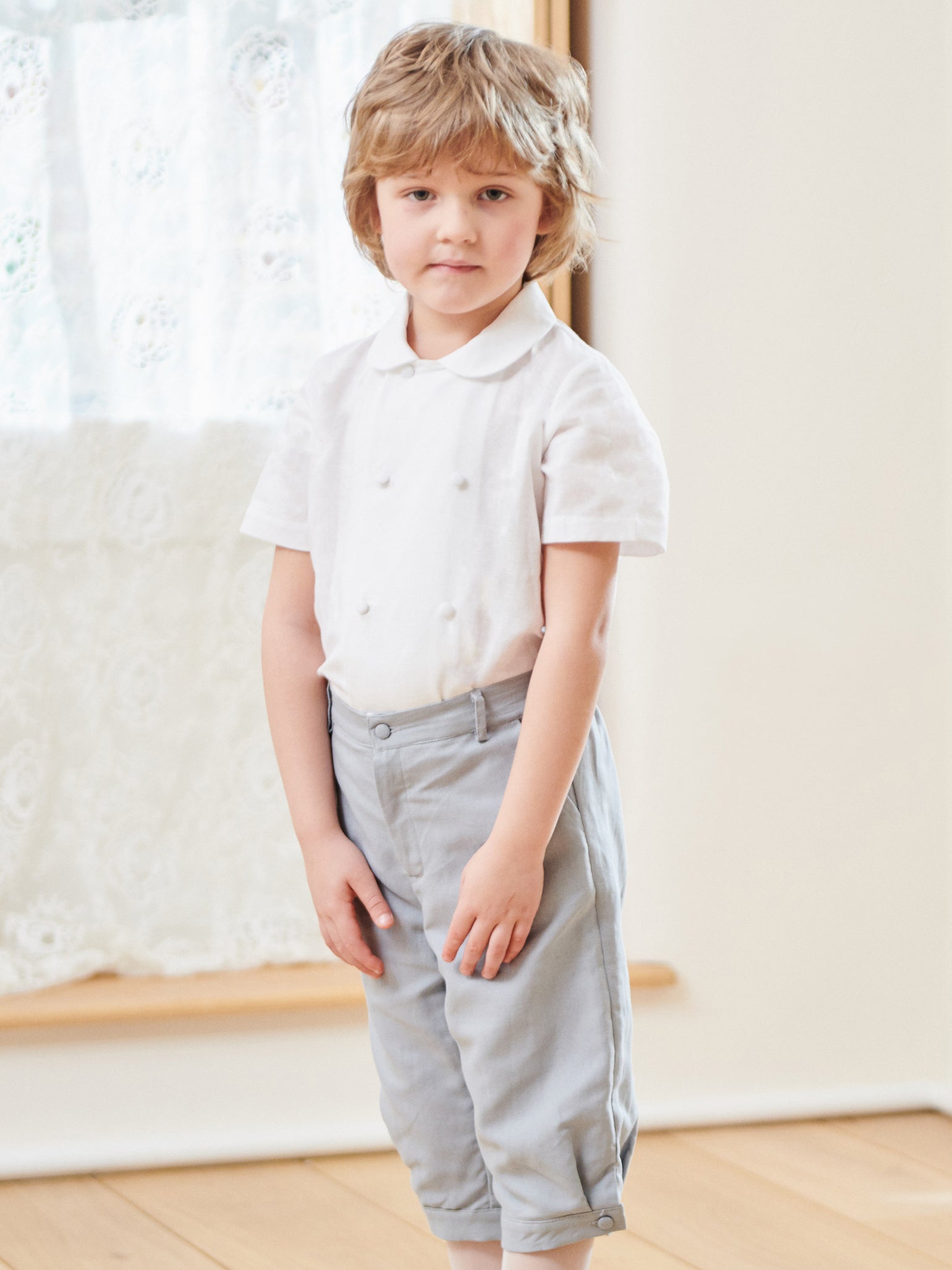 Light Blue Dono Ceremony Boy Knickerbocker