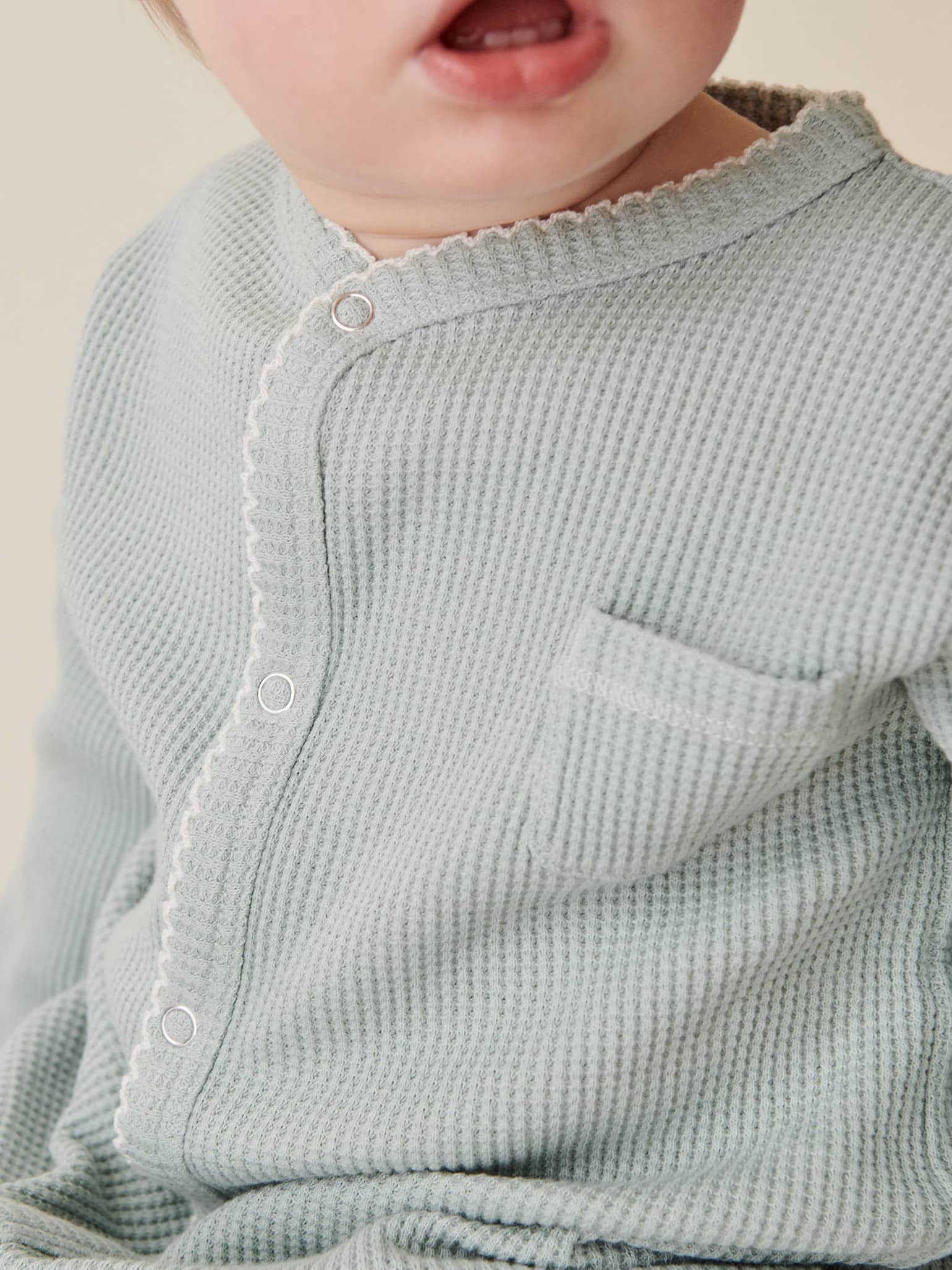 Sage Levie Baby Sleepsuit