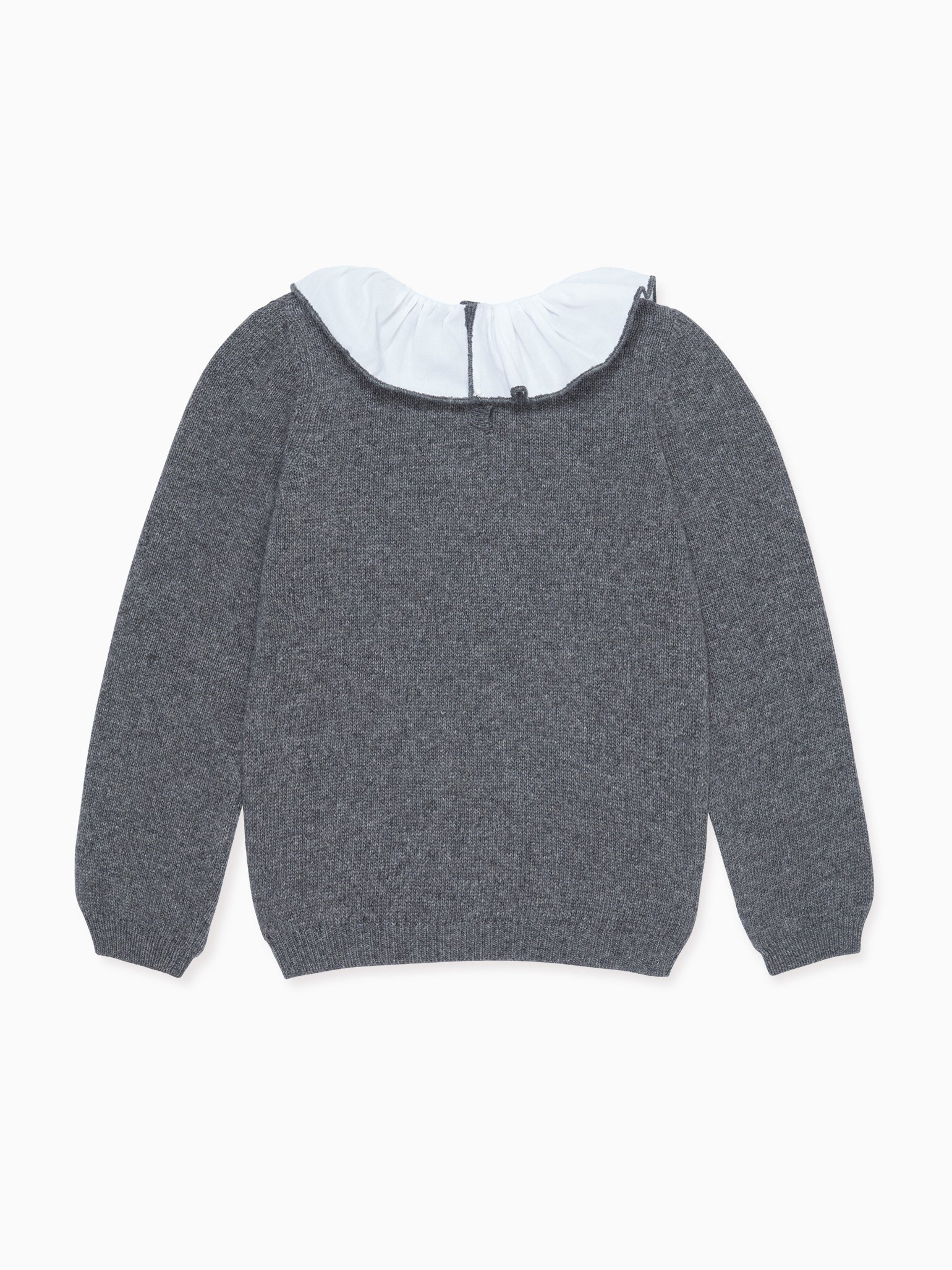 Grey Martina Merino Girl Jumper