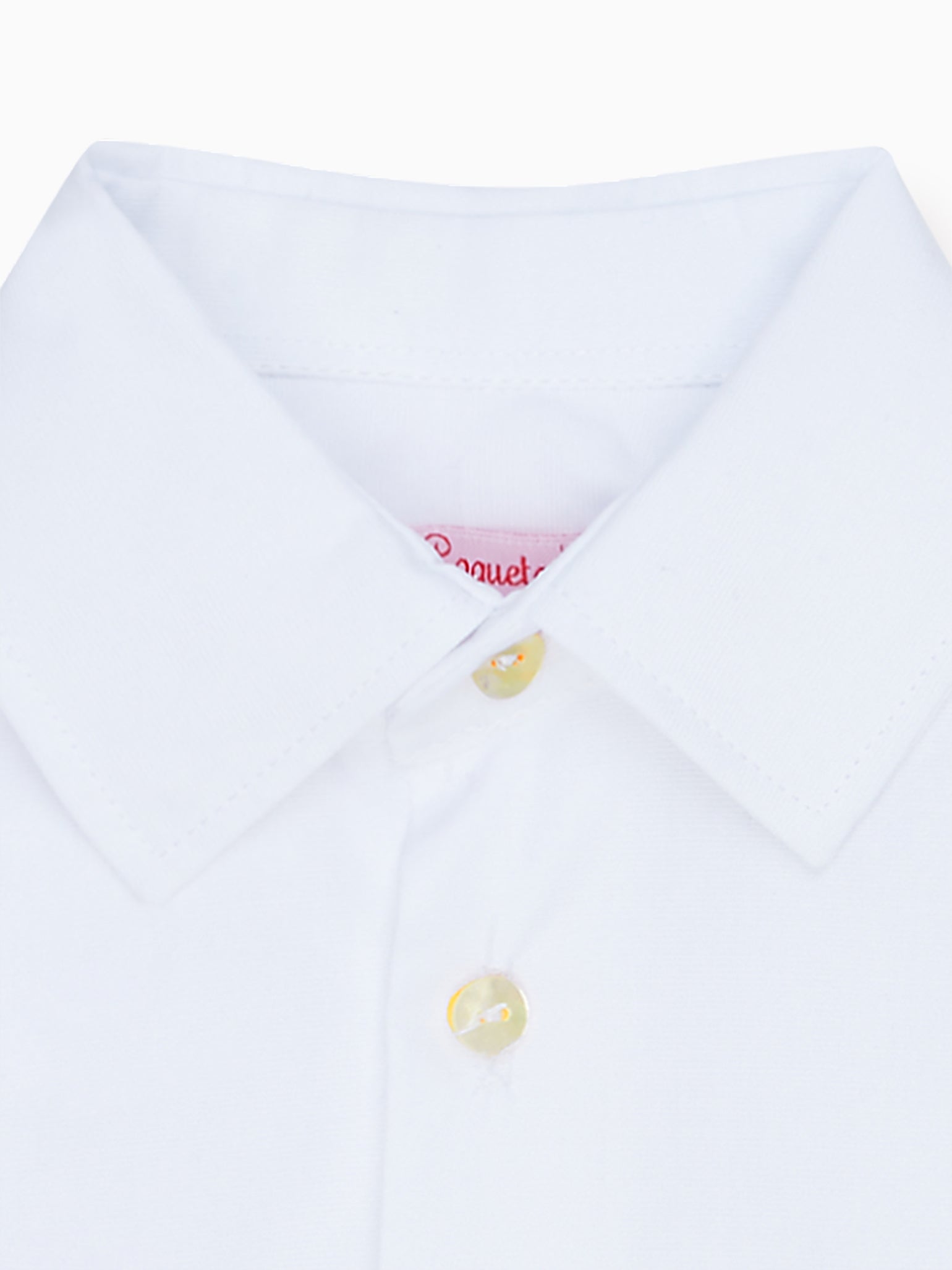 White Nico Long Sleeve Boy Shirt