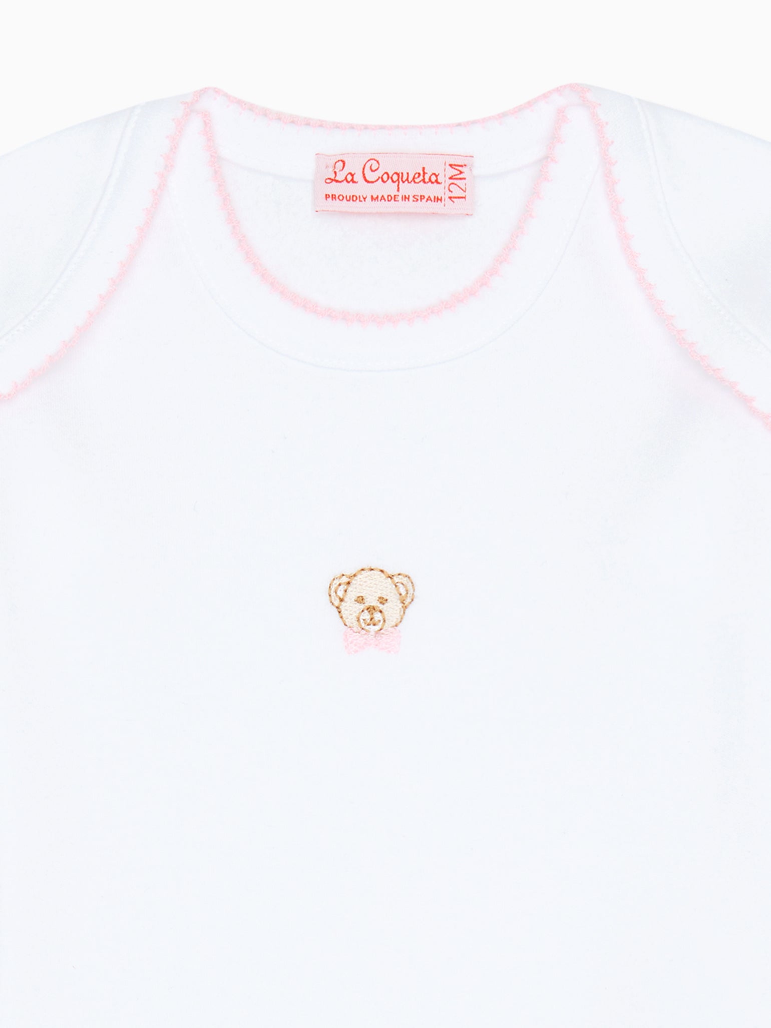 White Osa Teddy Bear Newborn Gift Set