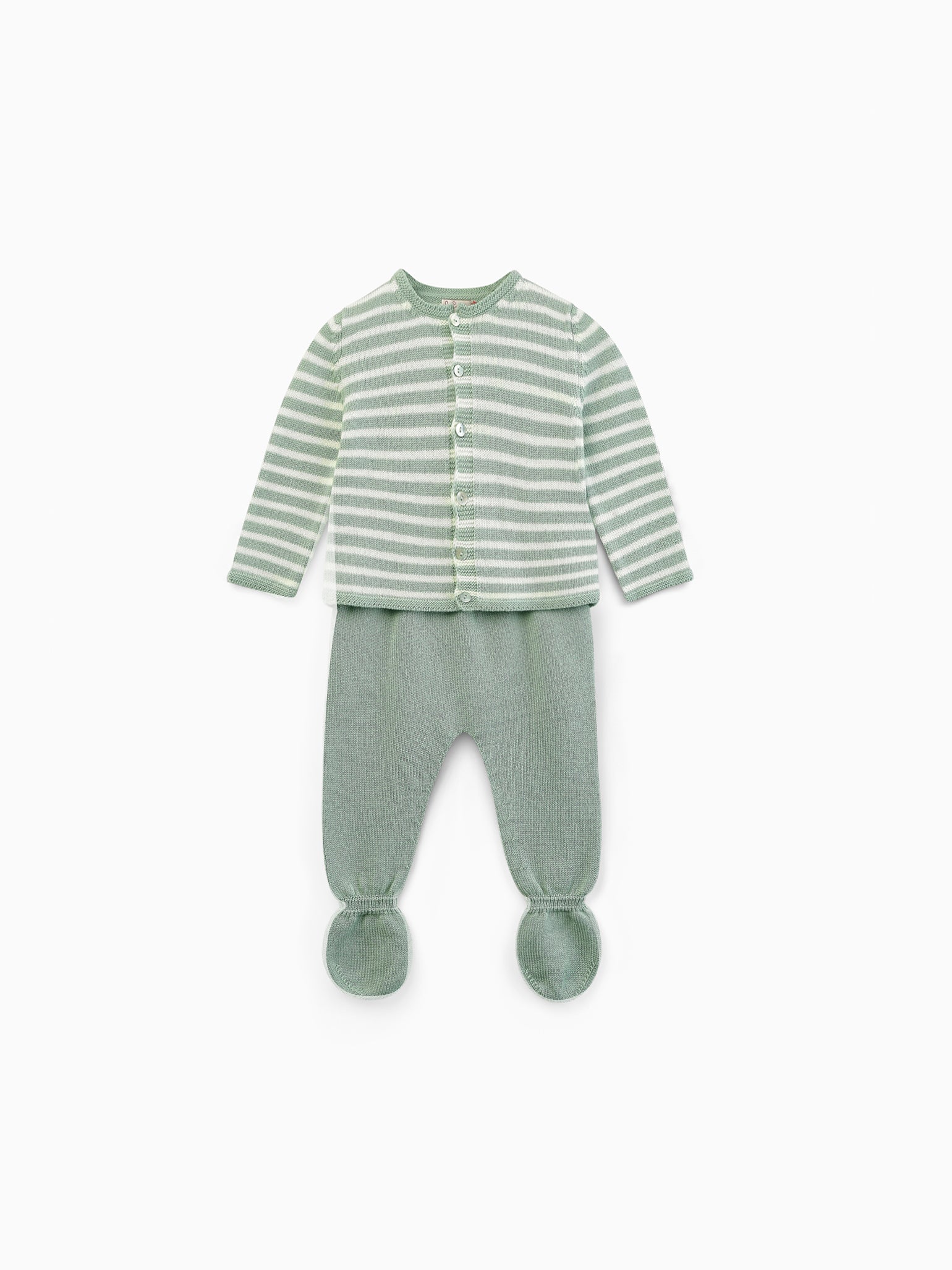 Sage Green Pinto Merino Set