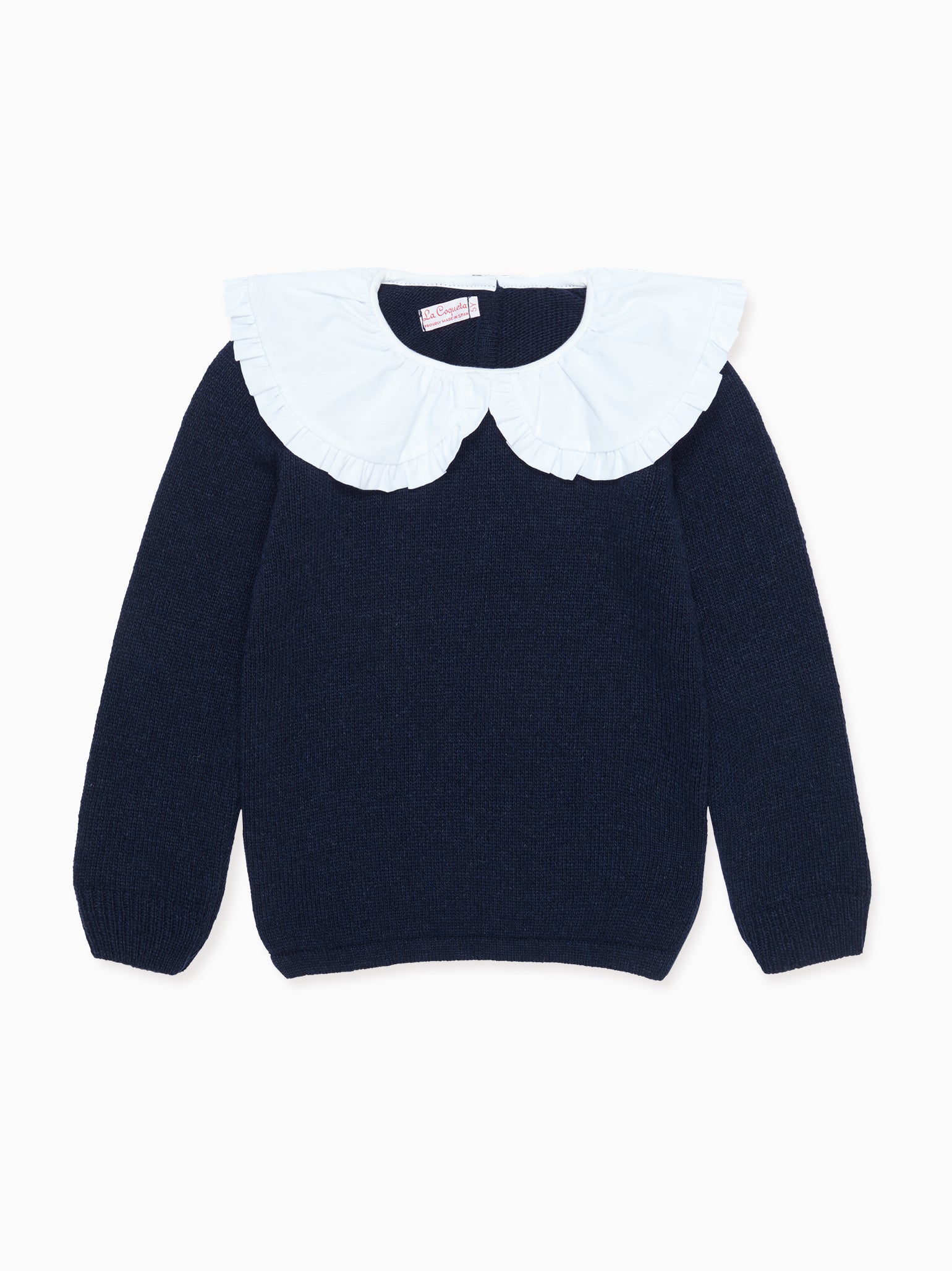 Navy Rafaela Merino Girl Jumper