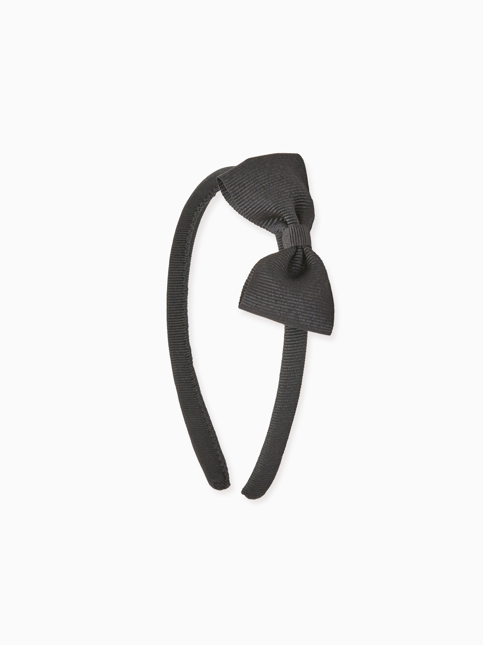 Black Small Bow Girl Hairband – La Coqueta Kids