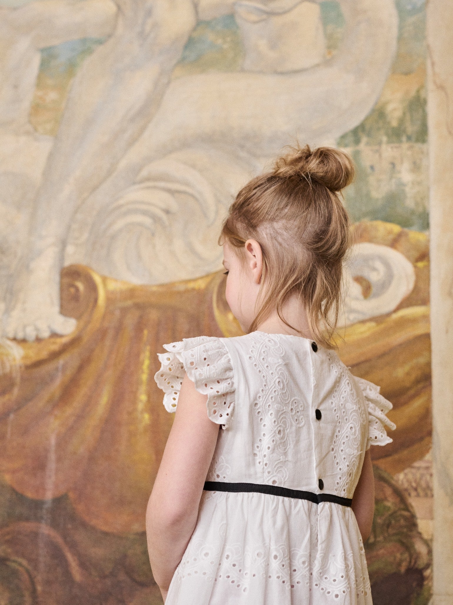 Nicky Hilton x La Coqueta Ivory Edie Girl Dress