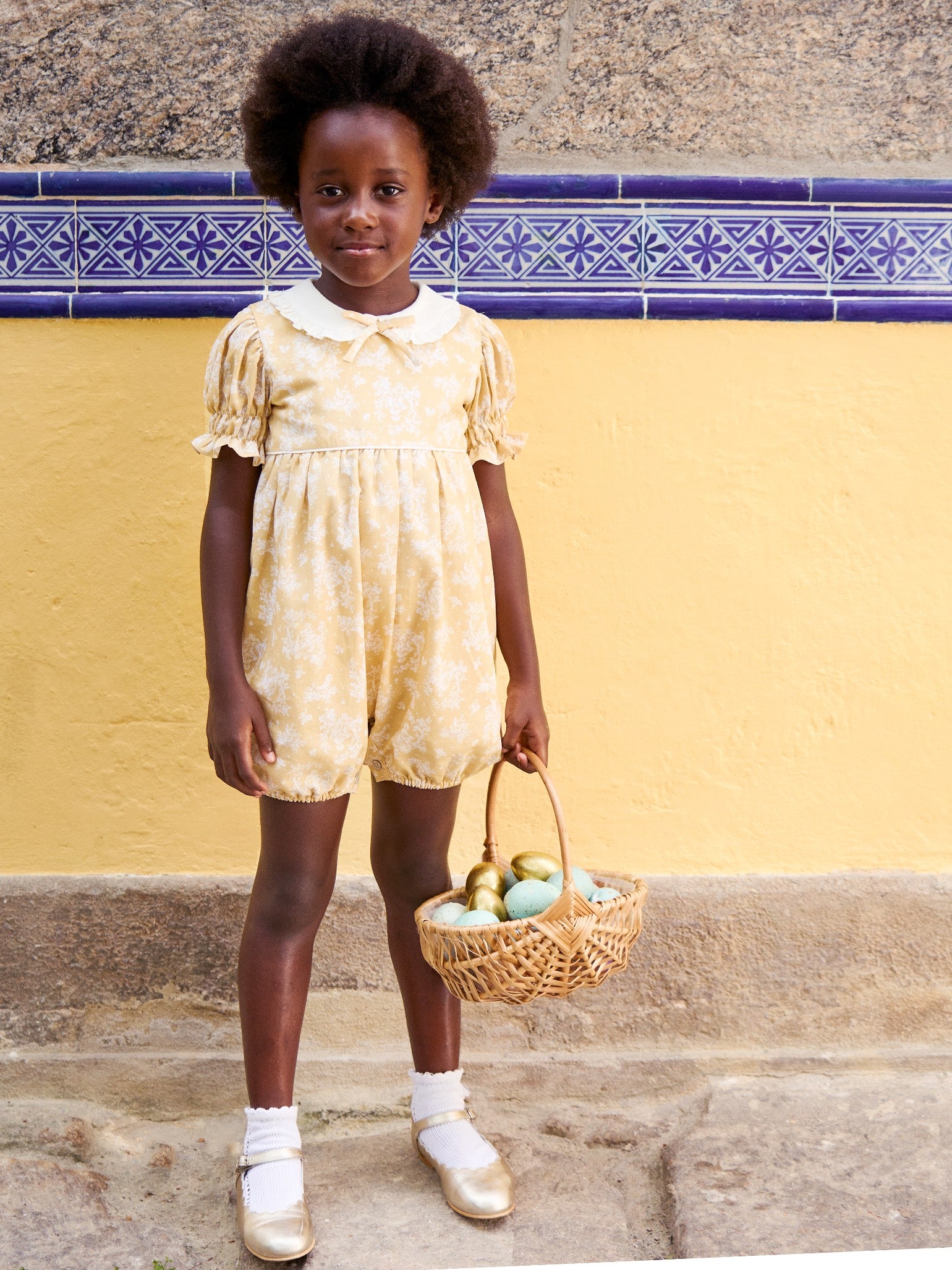 Sara Girl Dress & Abril Baby Romper Outfit Bundle