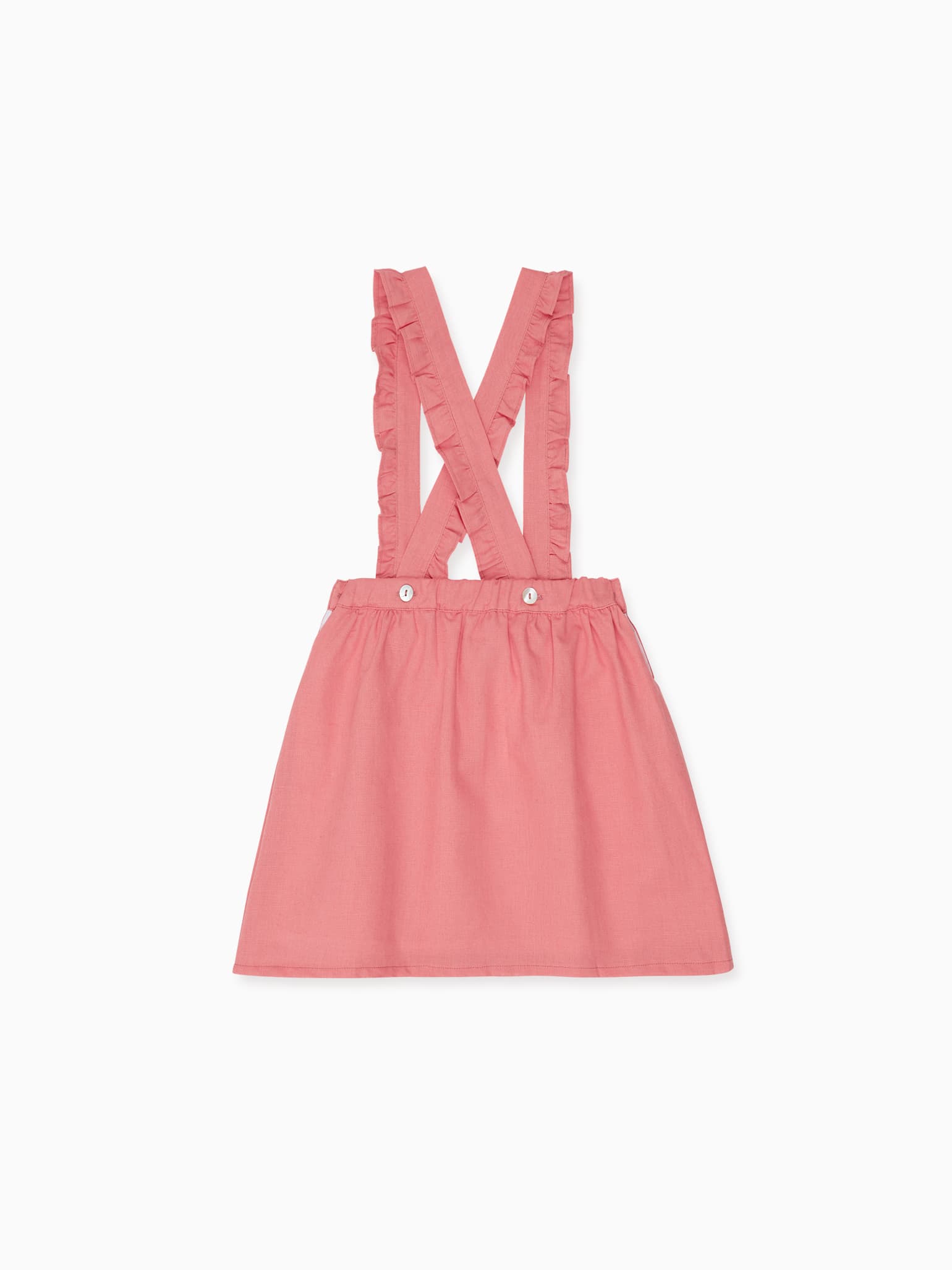 Dusty Pink Agata Girl Linen Mix Skirt