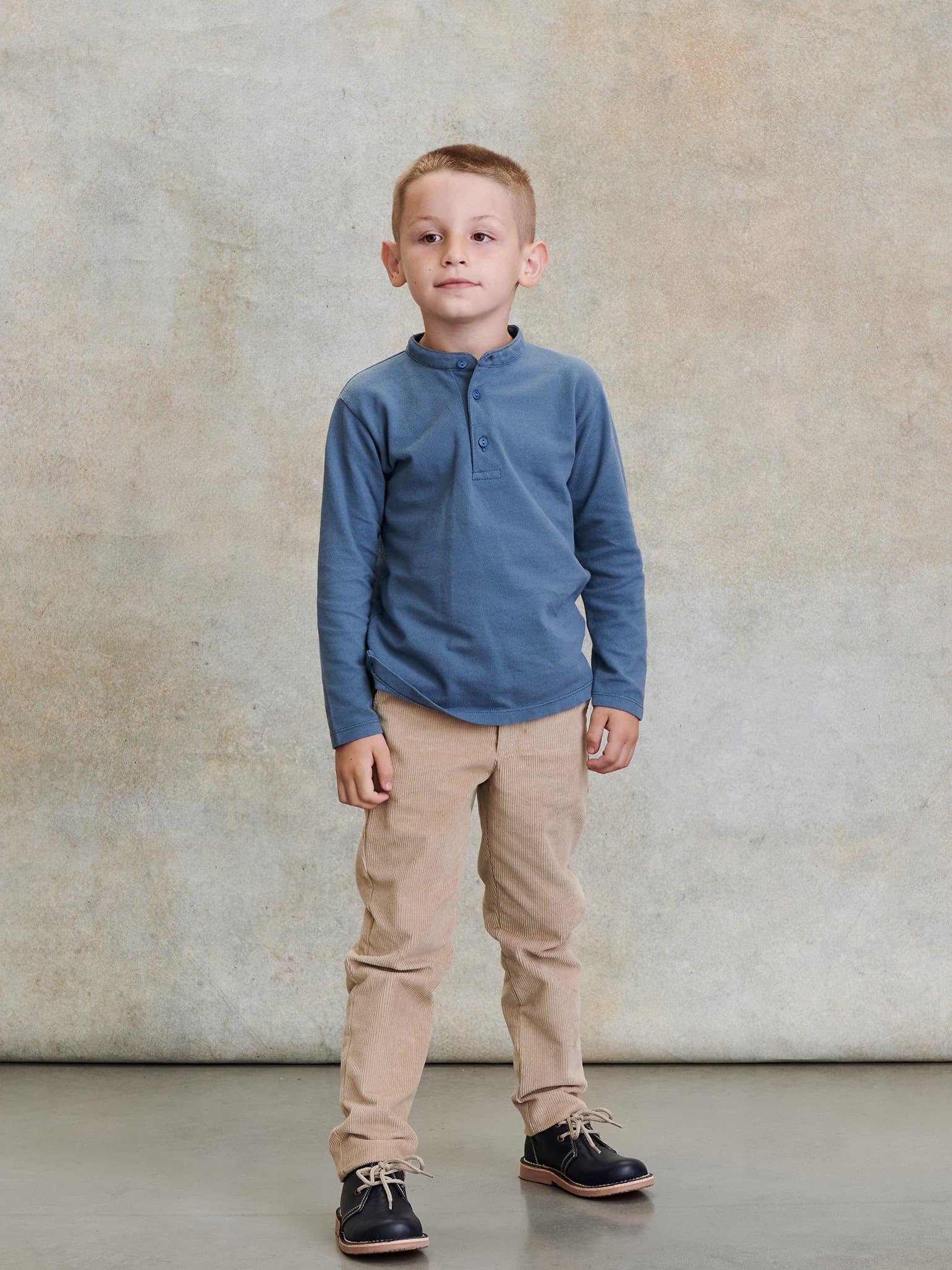 Beige Reinaldo Boy Corduroy Trousers