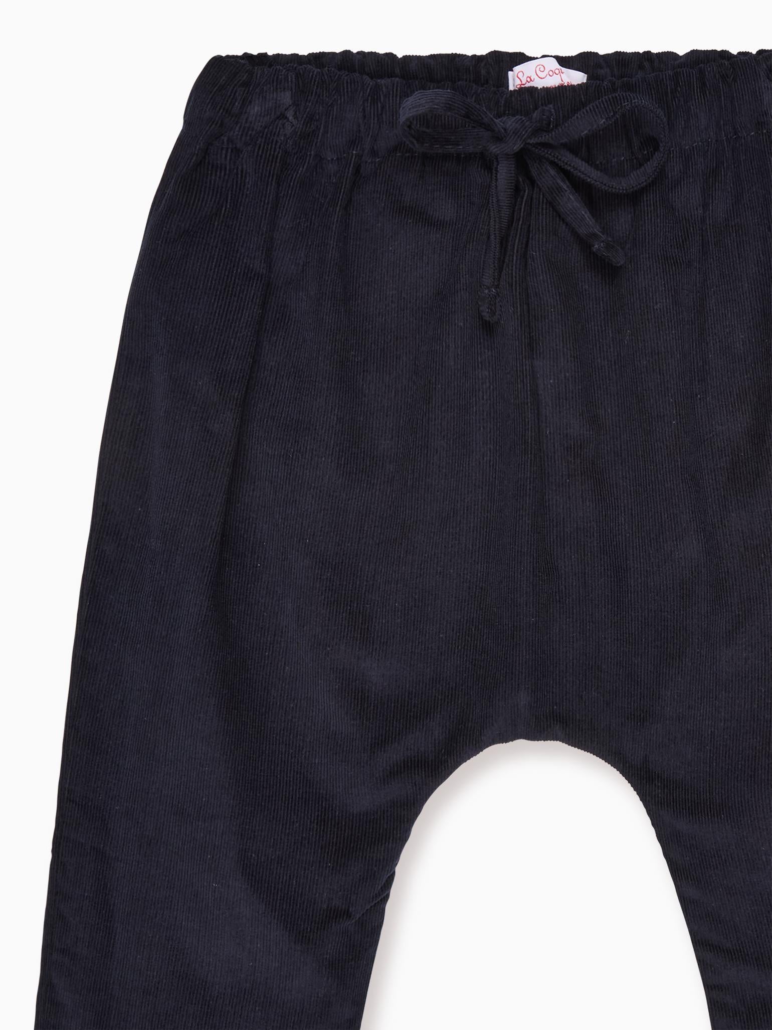 Navy Alex Corduroy Baby Trousers