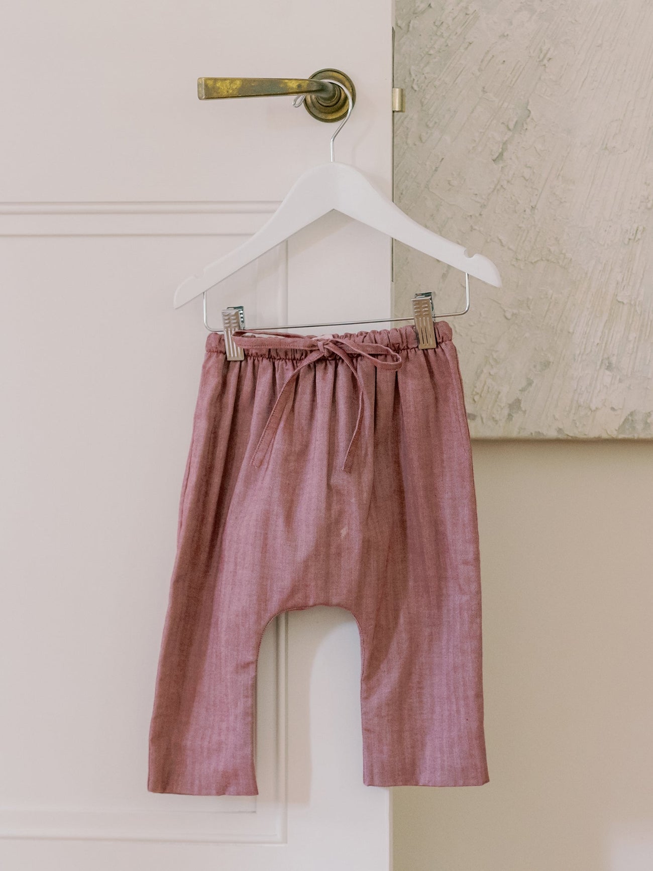 Burgundy Alex Baby Trousers