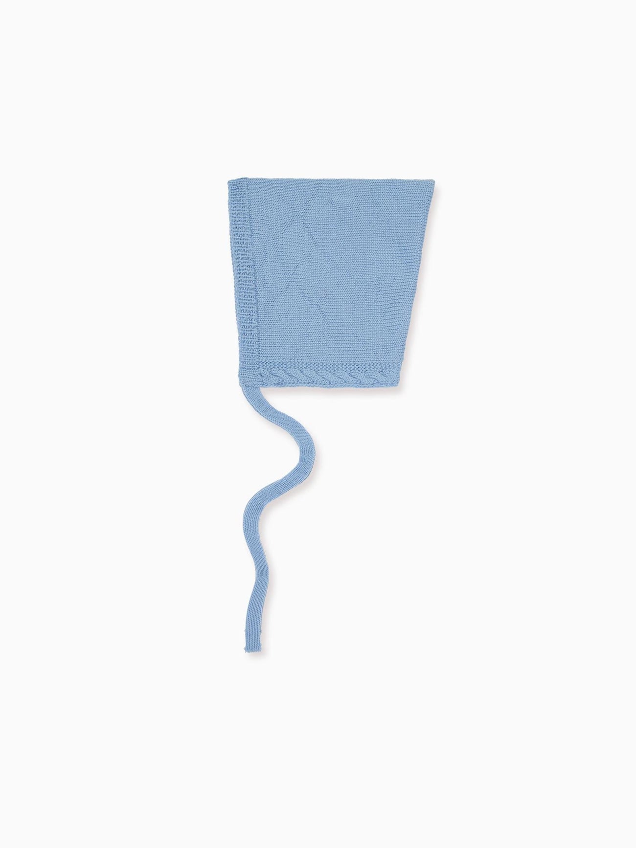 Dusty Blue Alma Merino Baby Knitted Bonnet