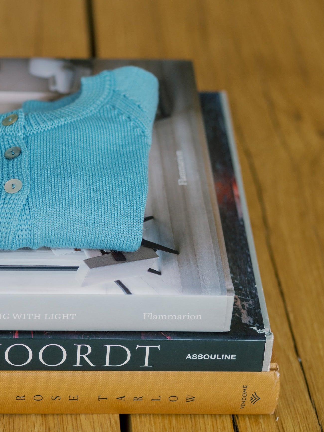 Dusty Blue Alvira Merino Baby Cardigan
