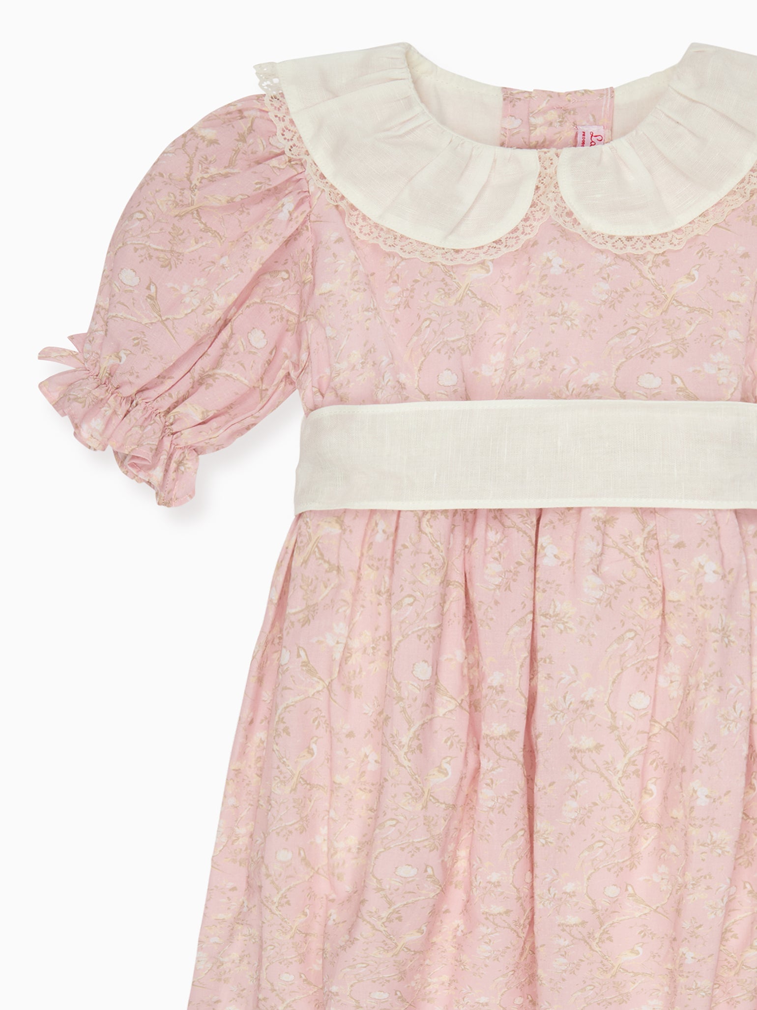 Pink Toile Amara Girl Dress