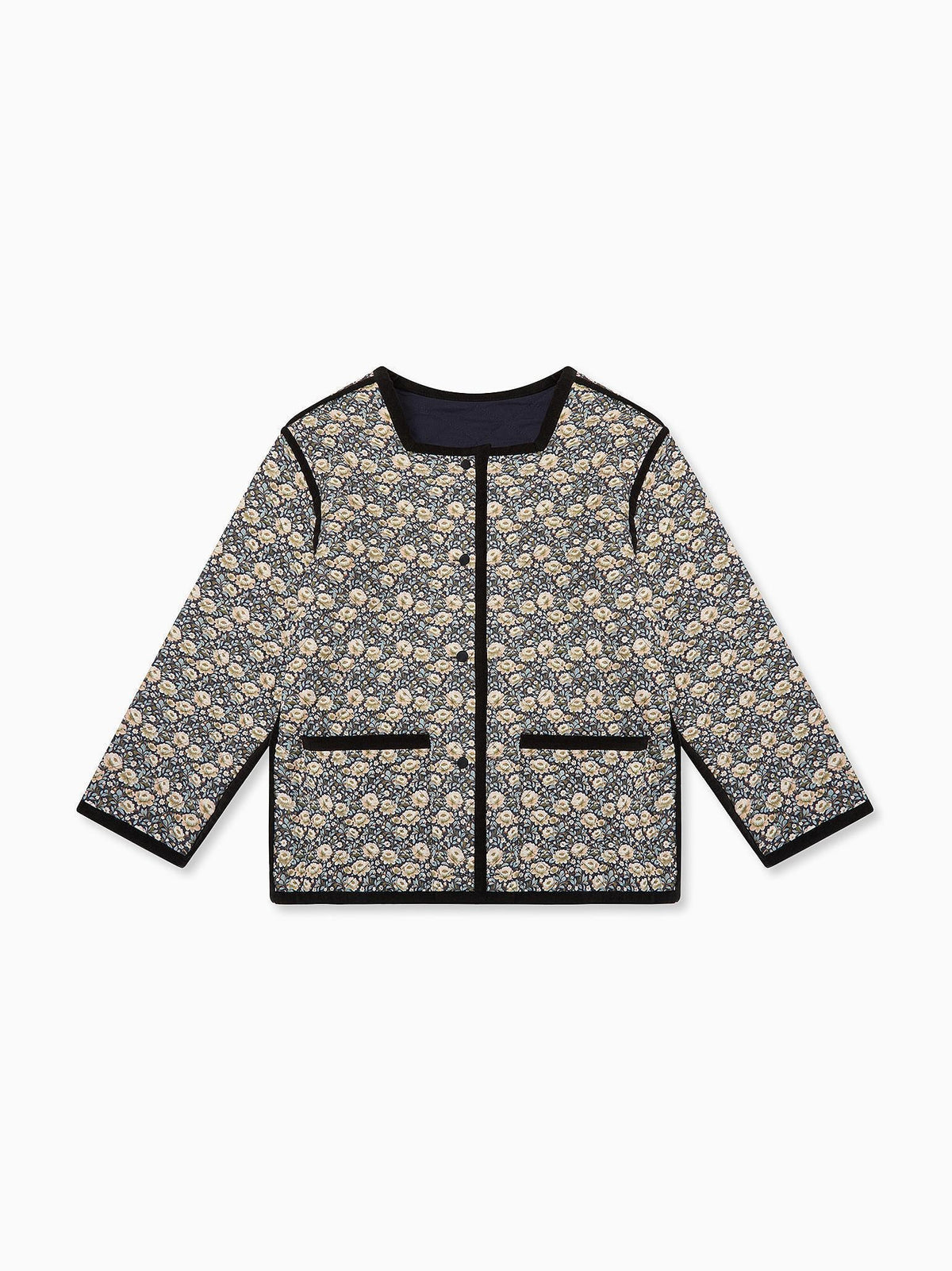 Navy Floral Anais Women Jacket