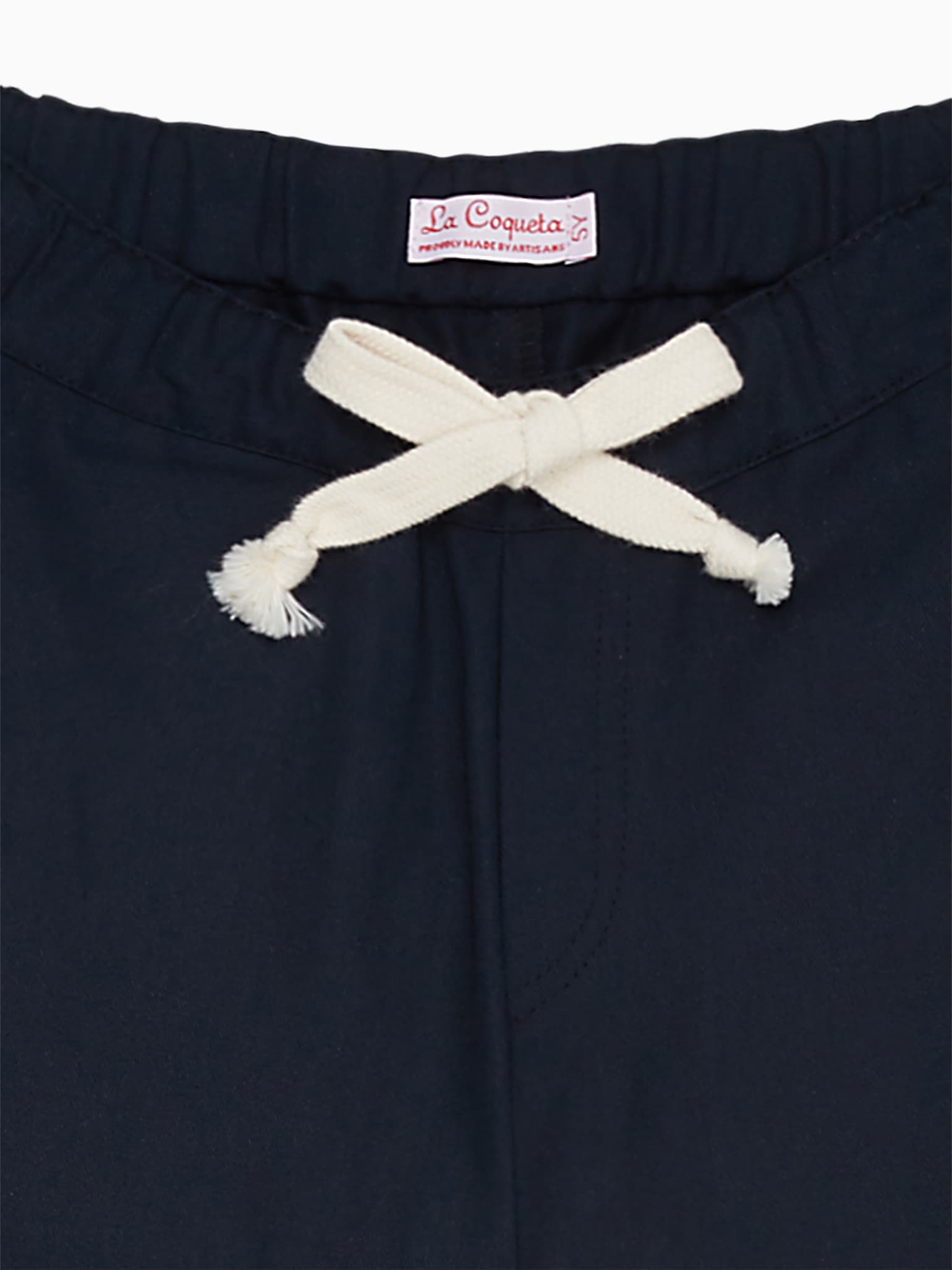 Navy Andreas Boy Cotton Trousers