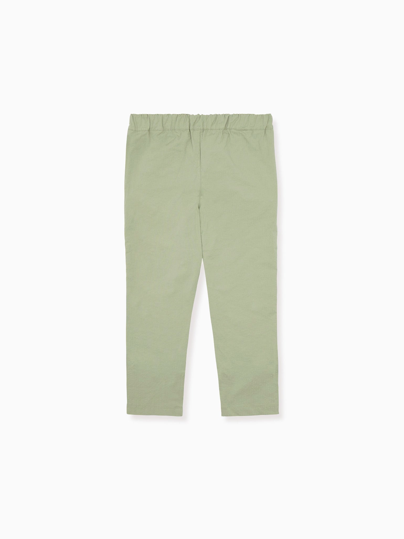 Sage Green Andreas Boy Cotton Trousers