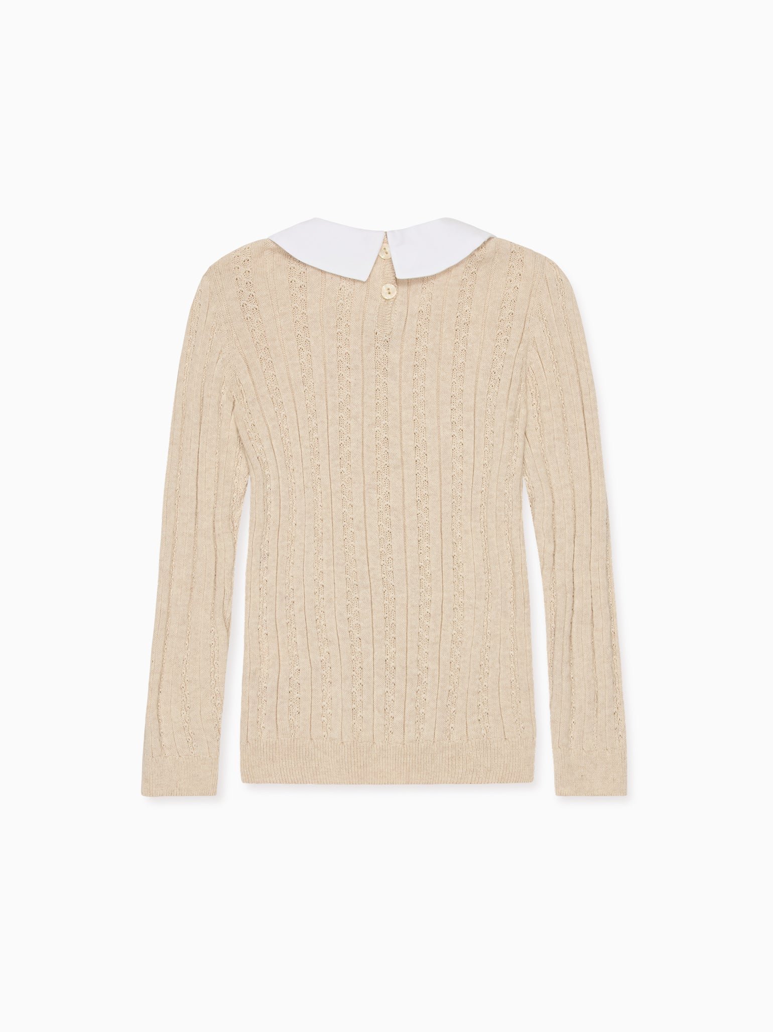 Oatmeal Angela Cotton Girl Jumper