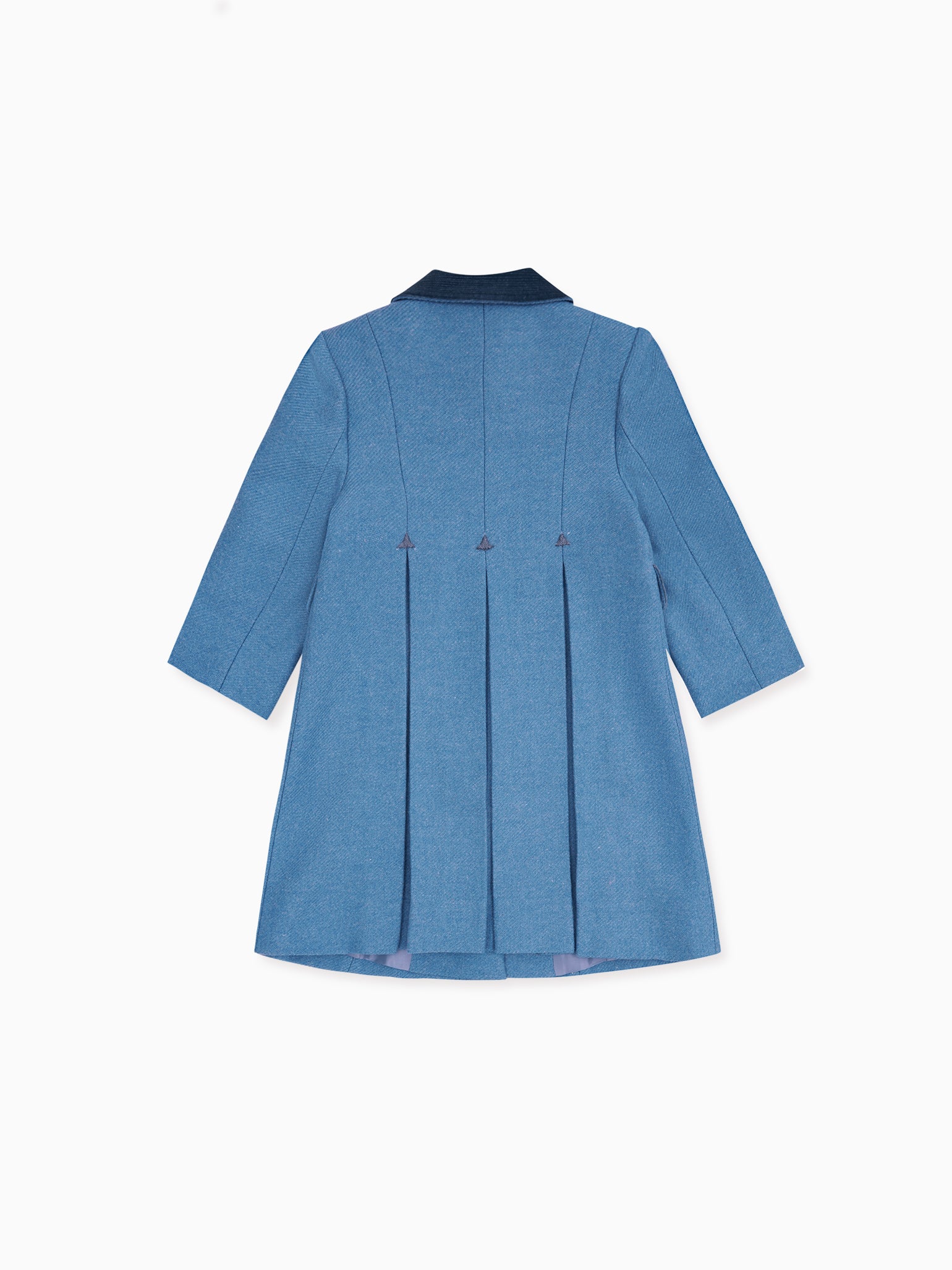 Blue Anisa Girl Wool Coat