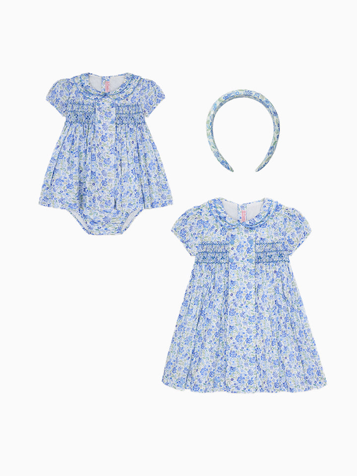 Arcadia Dress, Baby Set & Headband Outfit Bundle