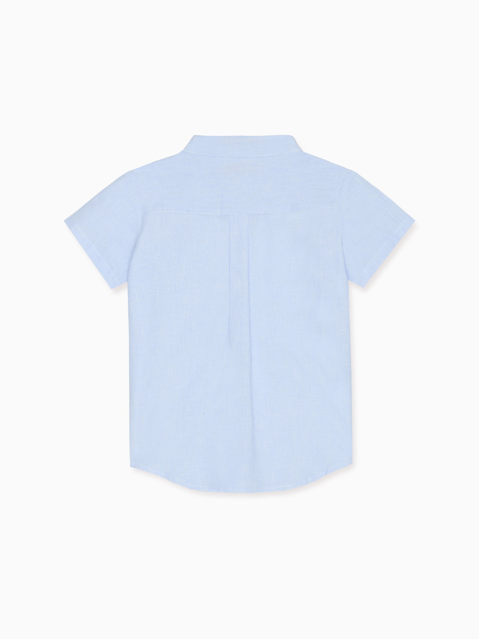 Blue Stripe Arcos Linen Mix Boy Shirt