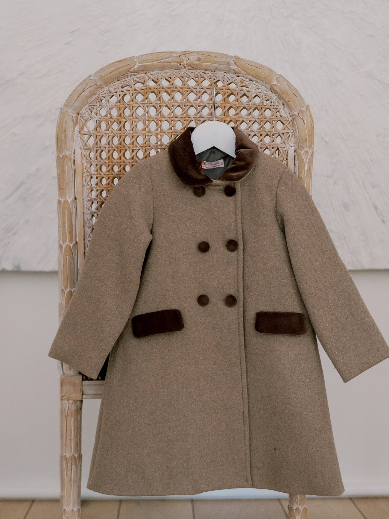 Taupe Arrieta Girl Coat