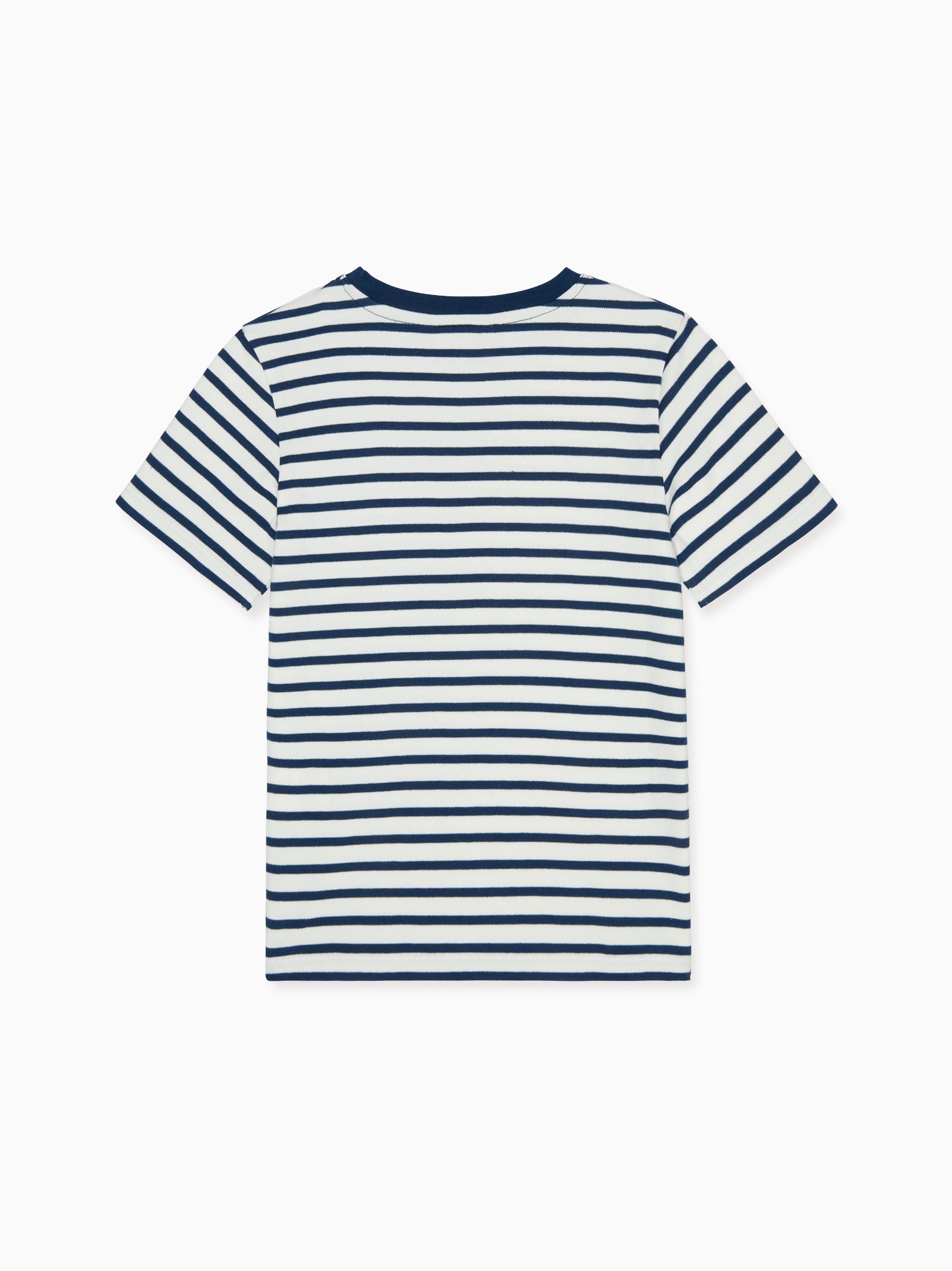 Navy Stripe Arturo Kids Cotton T-Shirt