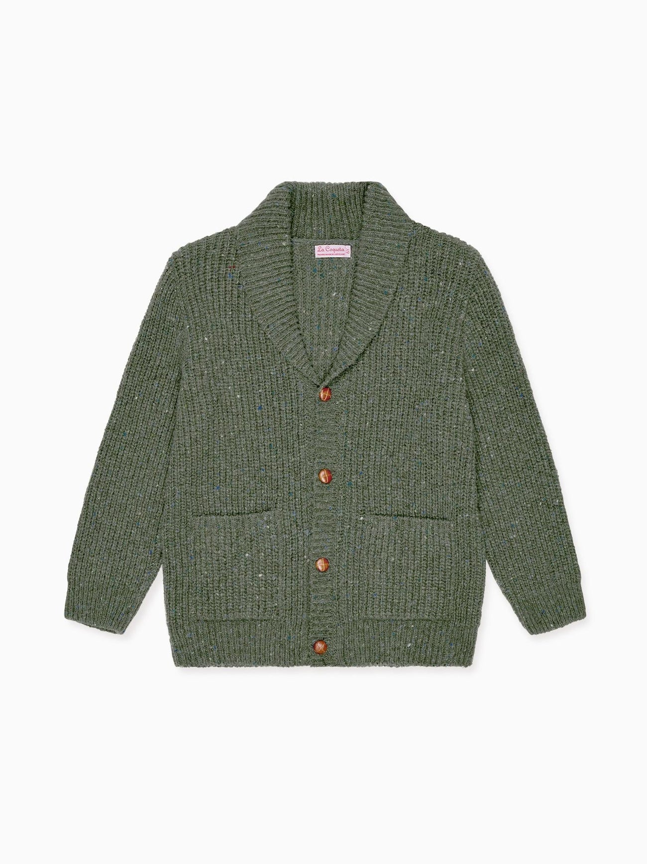 Olive Axel Merino Boy Cardigan