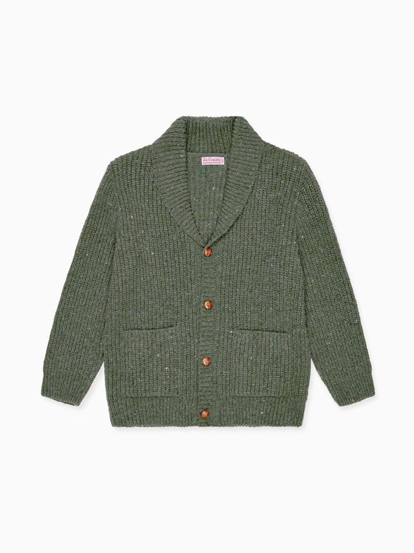 Olive Axel Merino Boy Cardigan