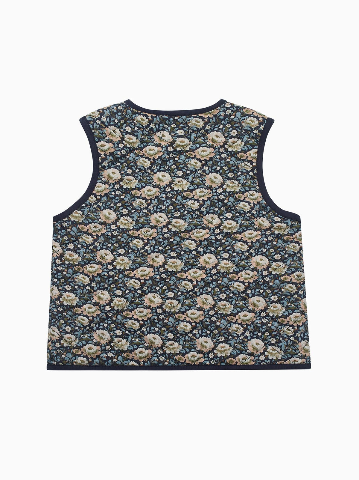 Navy Floral Azari Girl Gilet