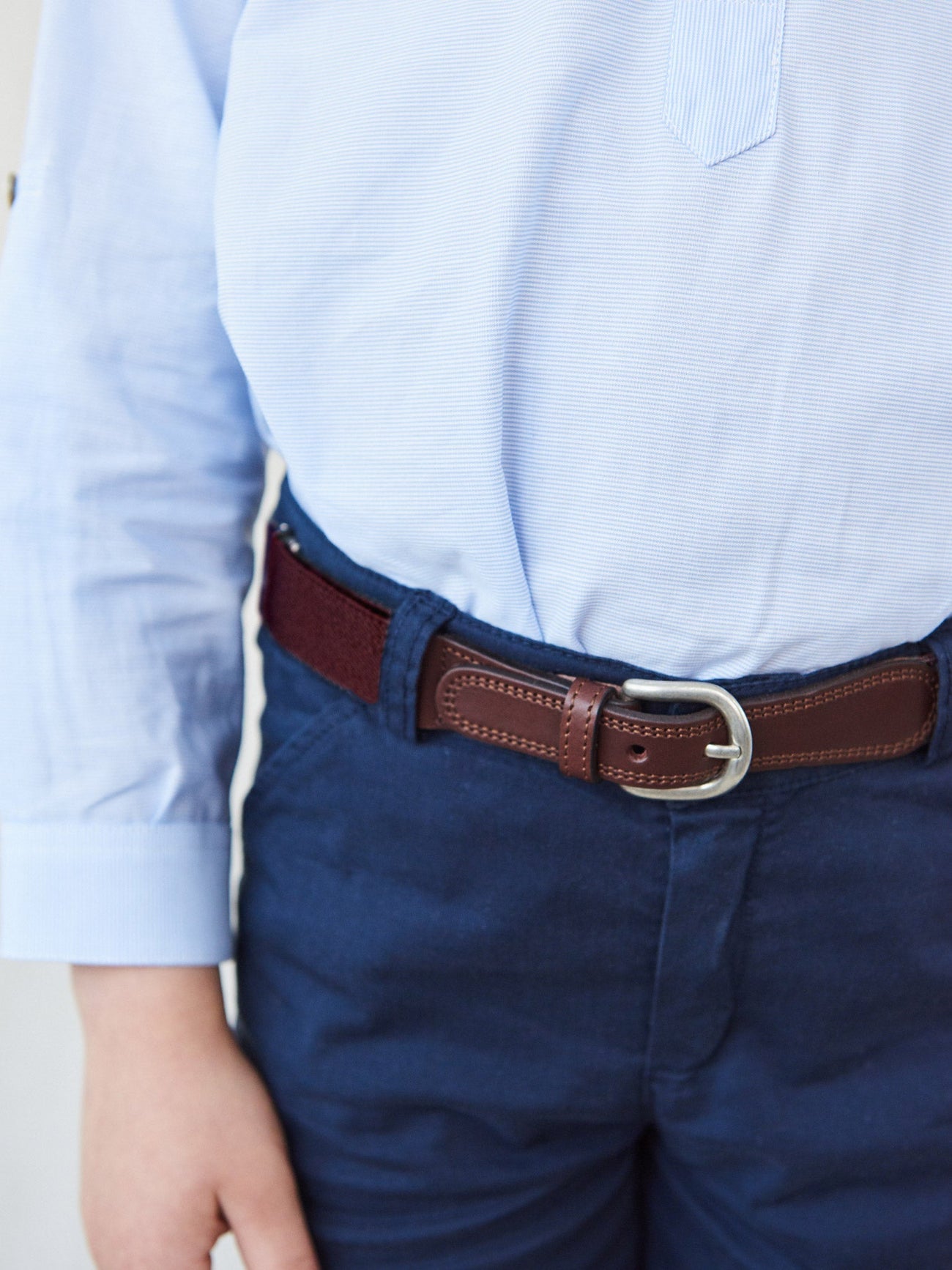 Burgundy Boy Belt