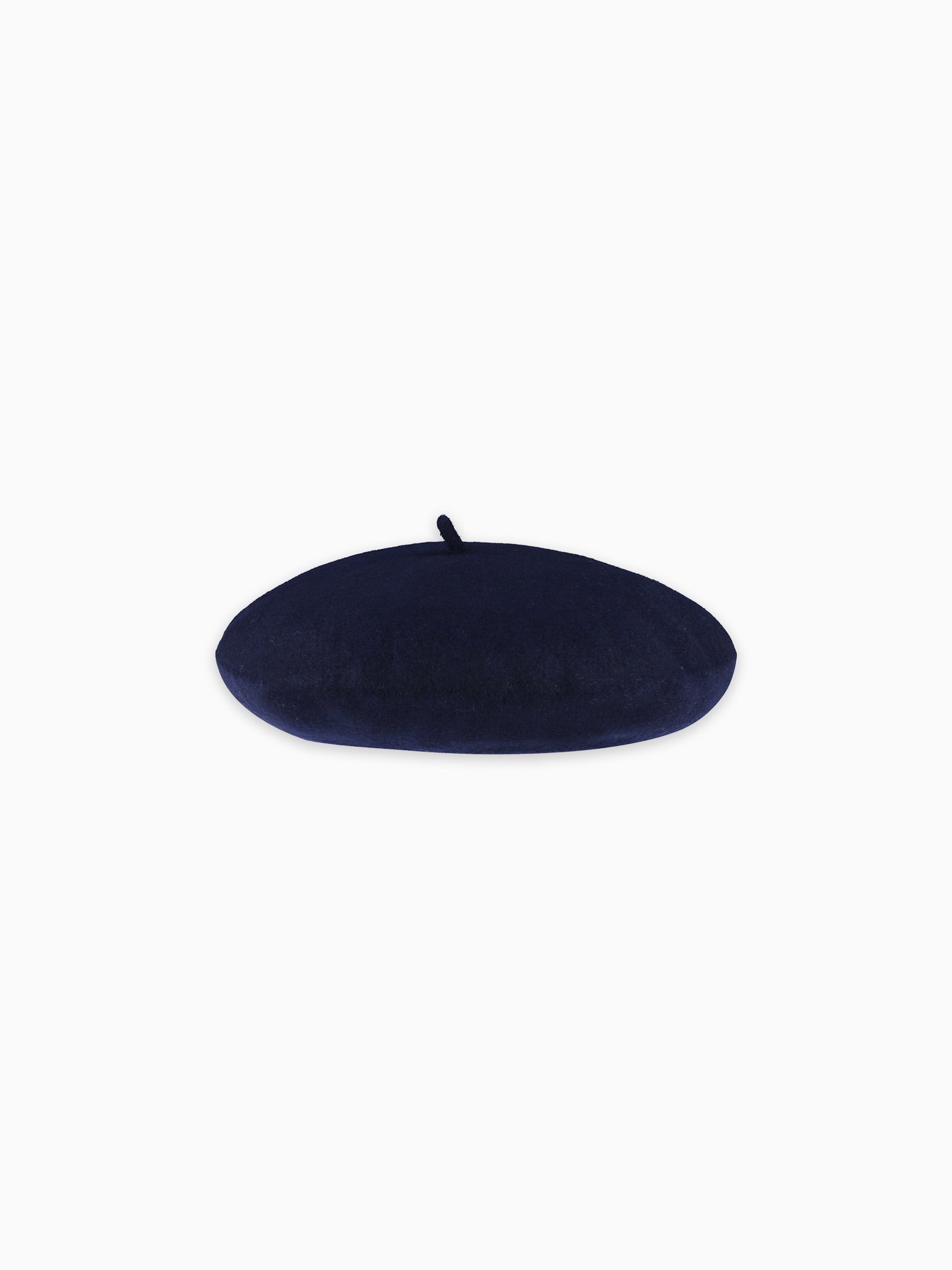 Navy Kids Wool Beret