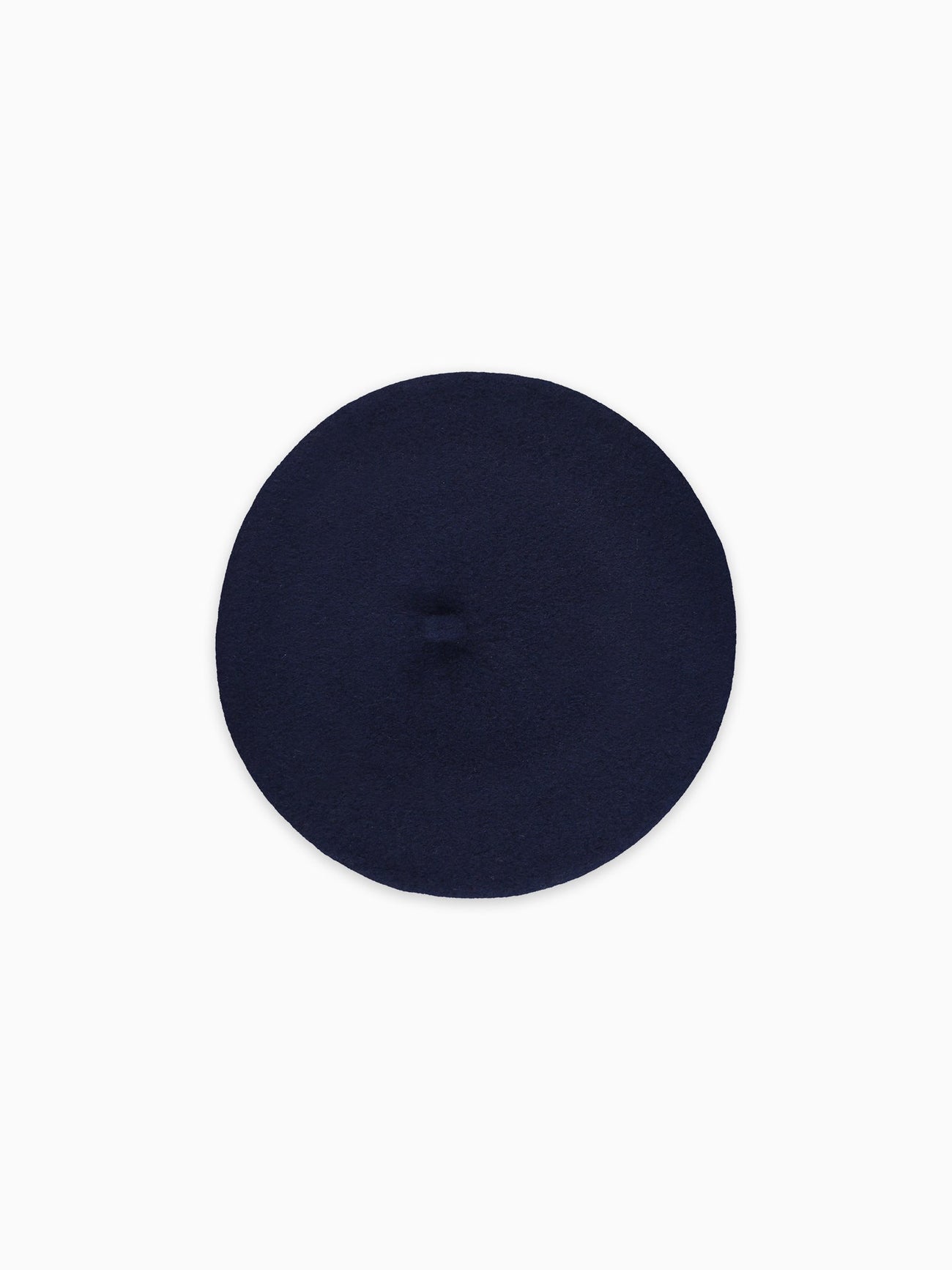 Navy Kids Wool Beret