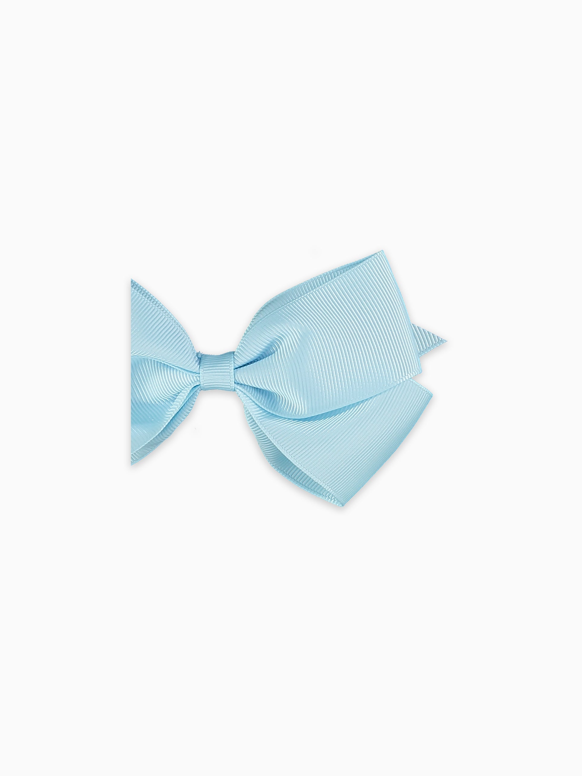 Baby Blue Big Bow Girl Clip