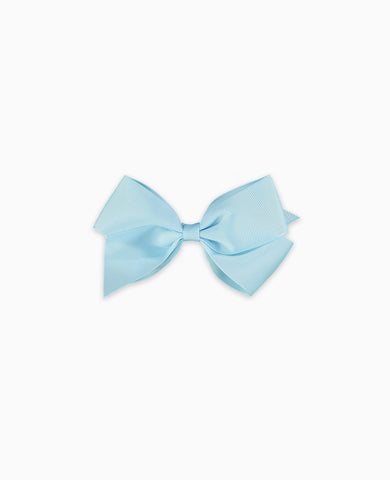 Baby Blue Big Bow Girl Clip