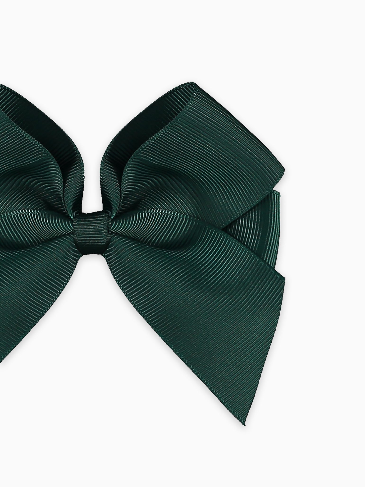 Dark Green Big Bow Girl Clip