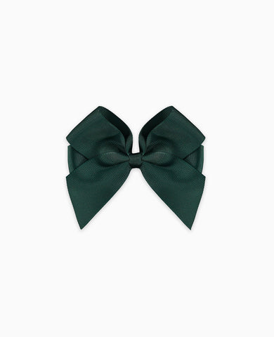 Dark Green Big Bow Girl Clip