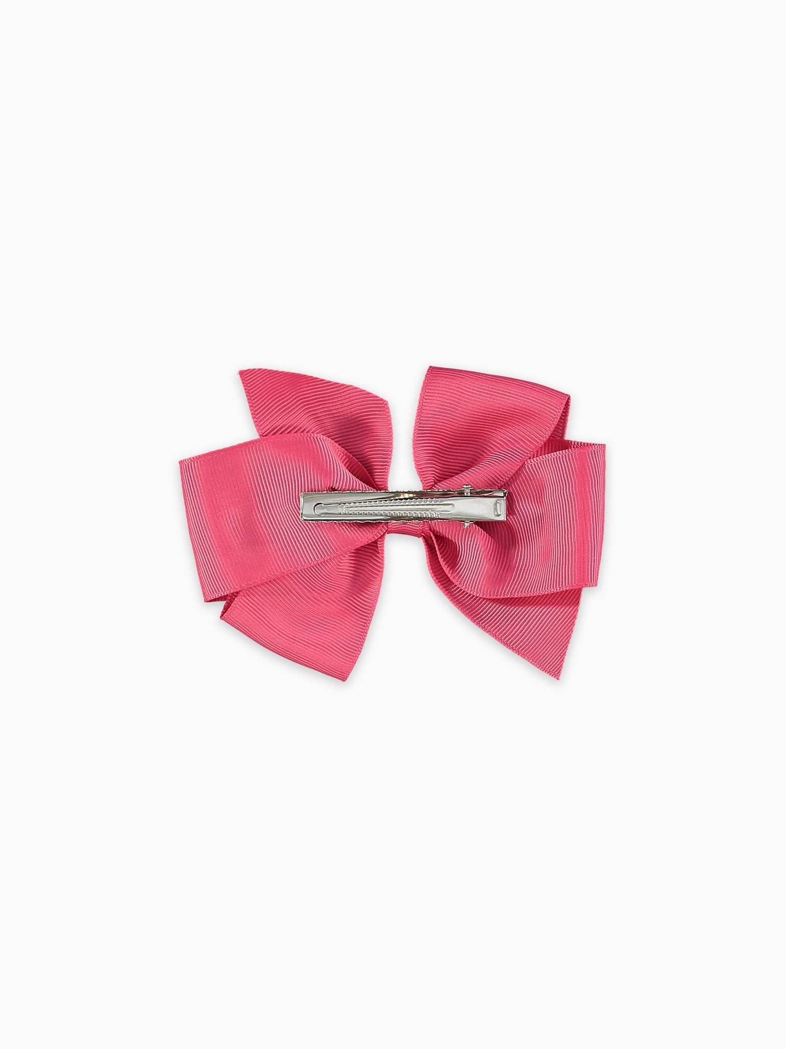 Fuchsia Big Bow Girl Clip