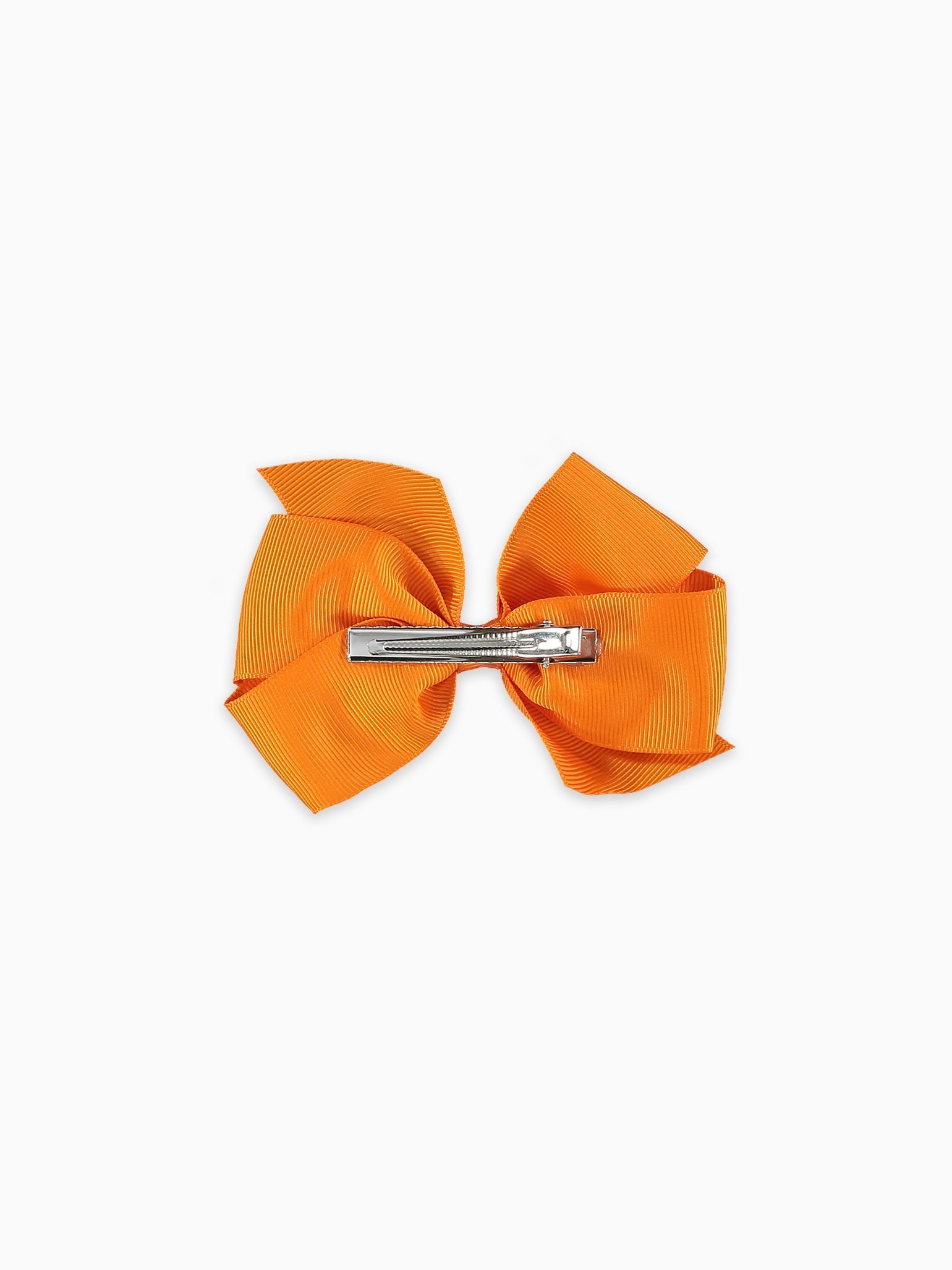 Orange Big Bow Girl Clip