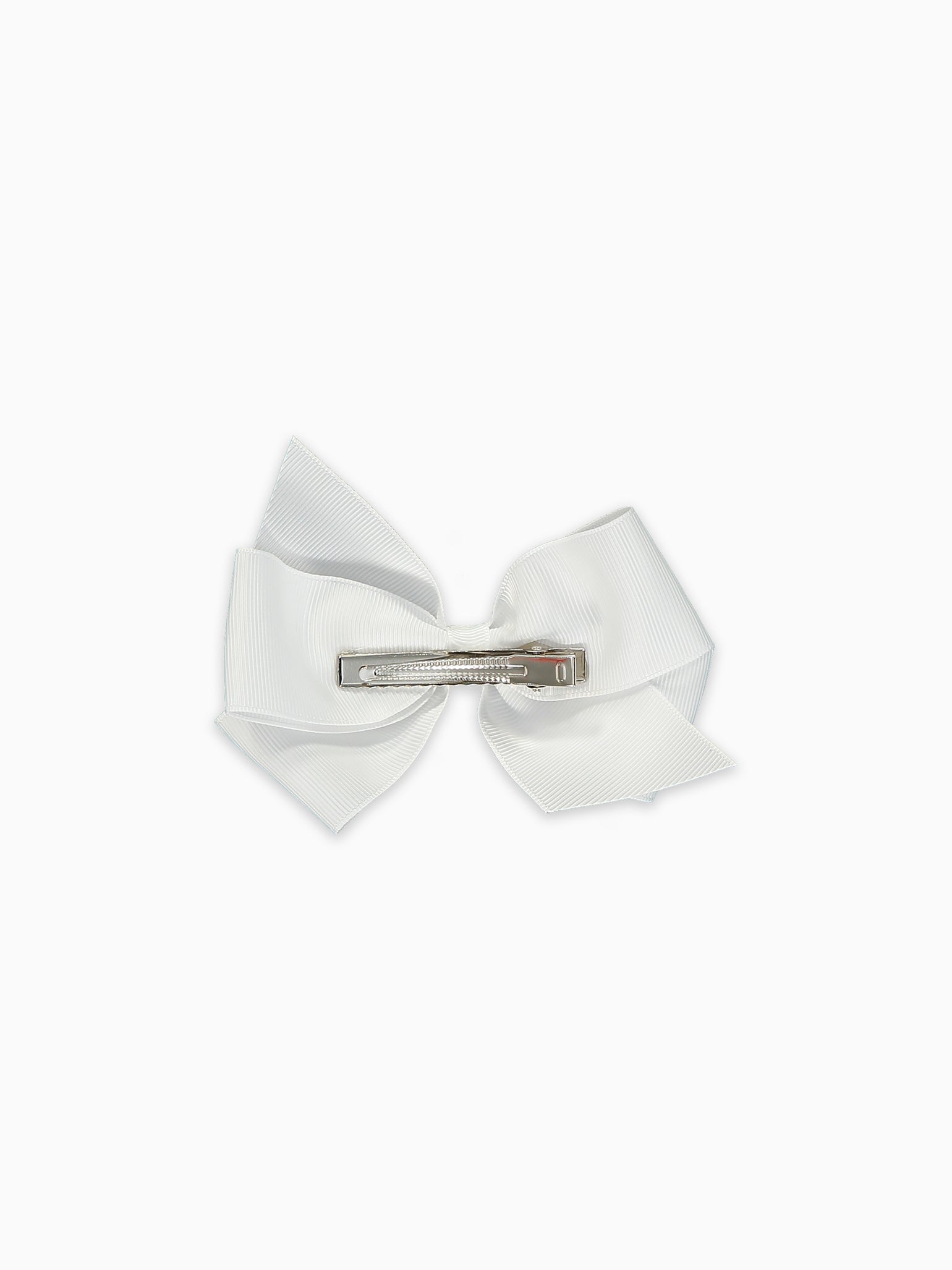 White Big Bow Girl Clip