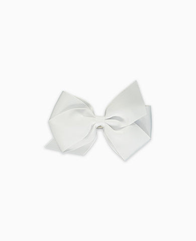 White Big Bow Girl Clip