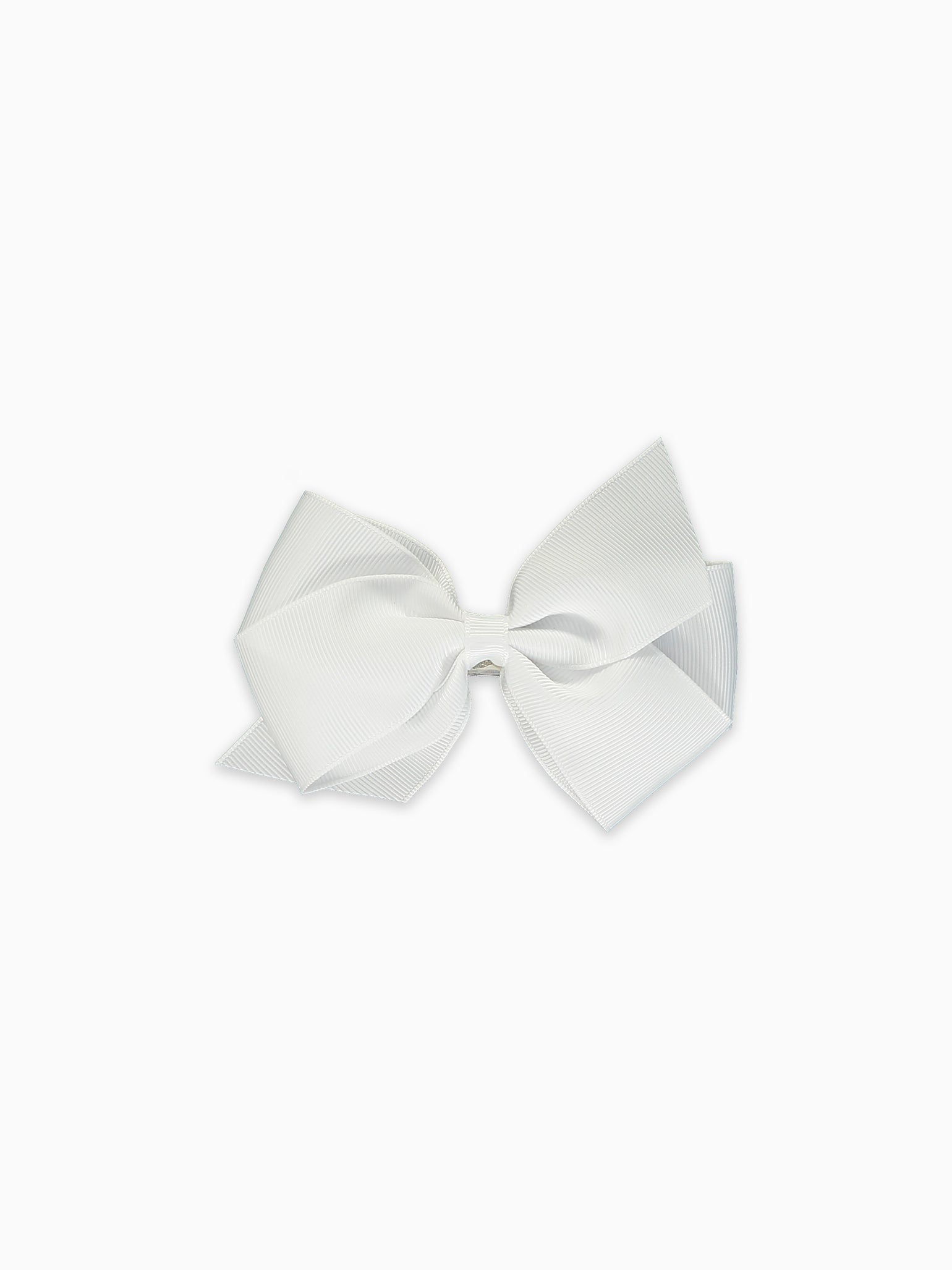 White Big Bow Girl Clip