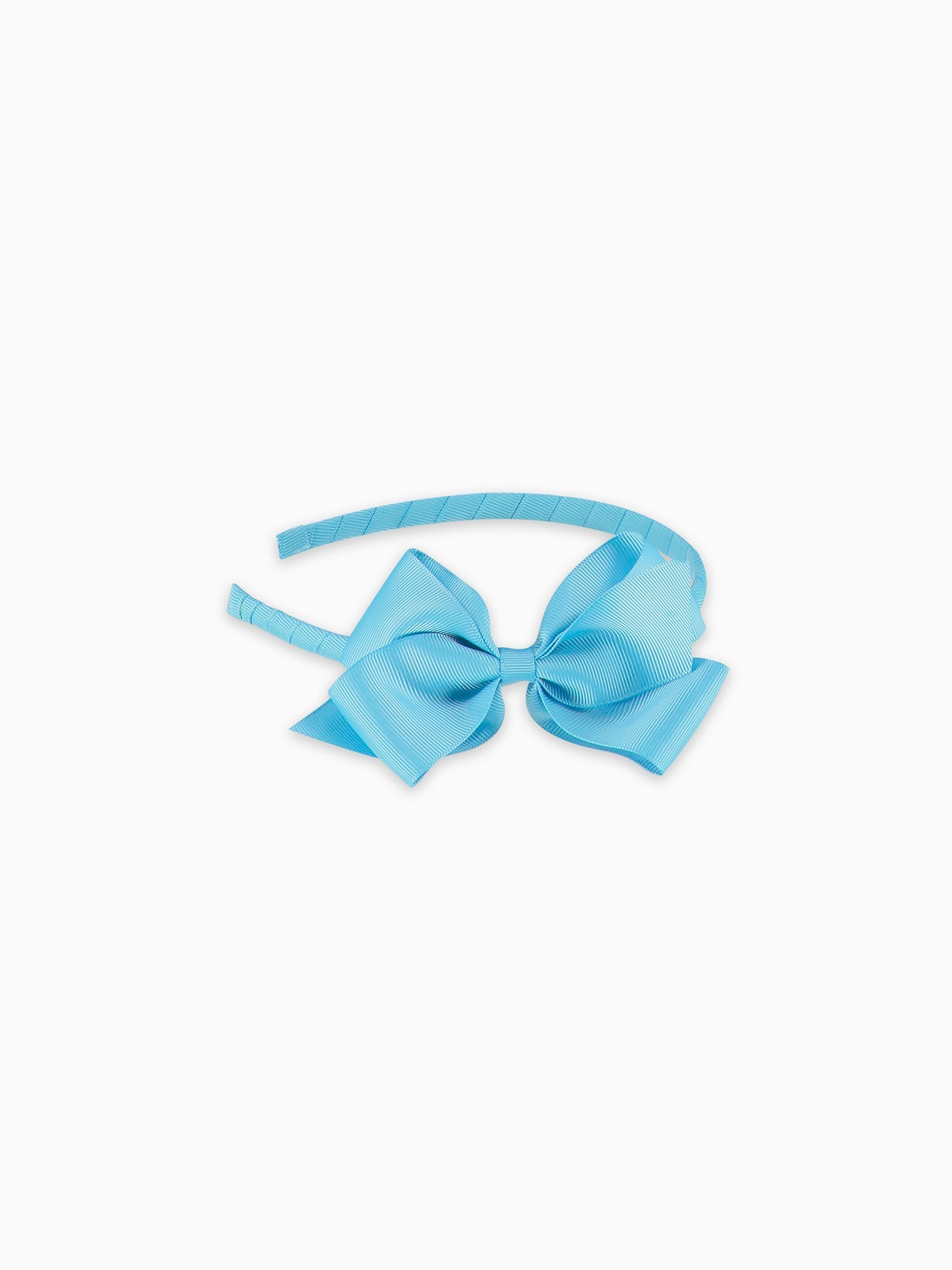 Baby Blue Big Bow Girl Headband