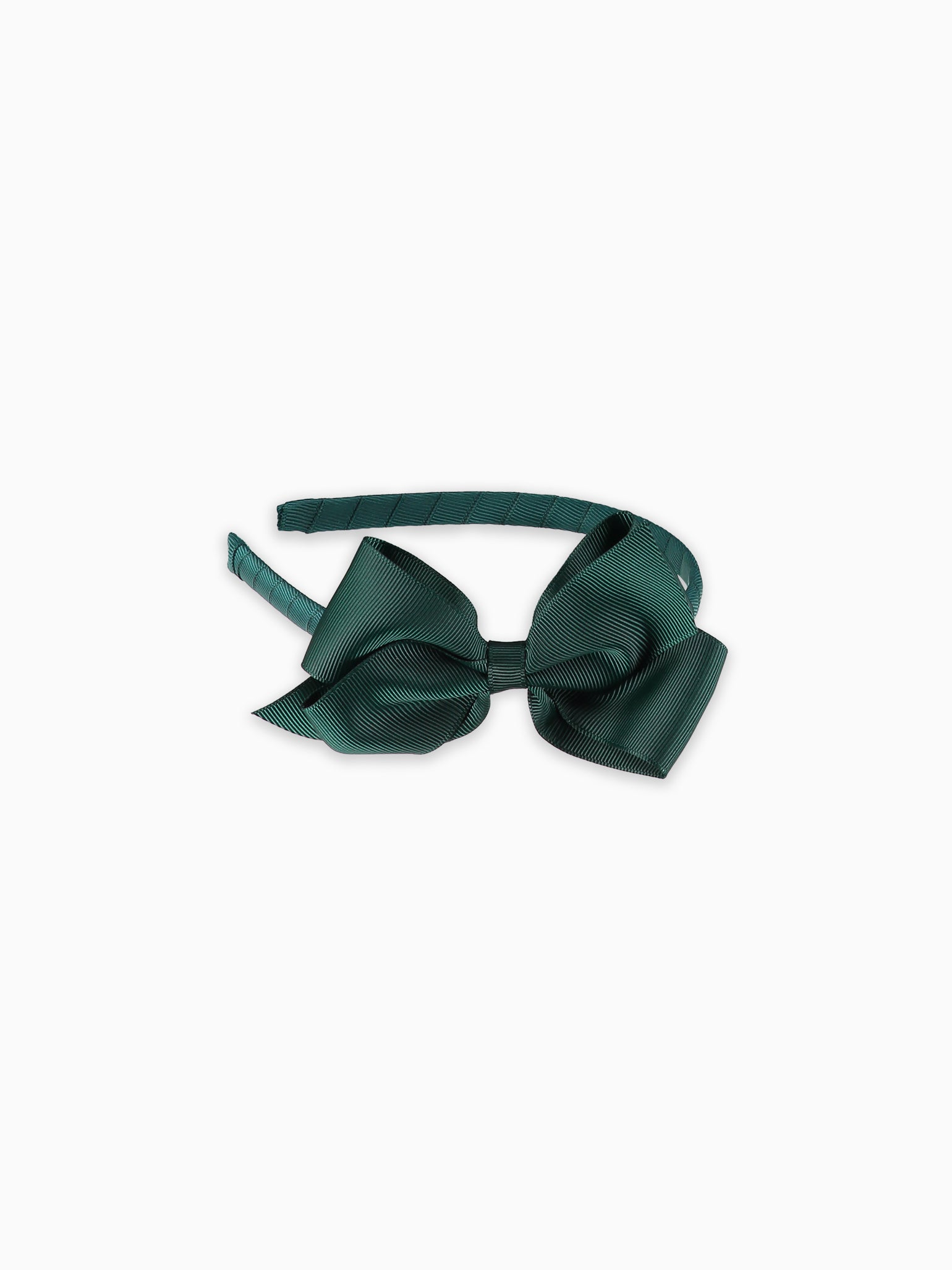 Dark Green Big Bow Girl Headband