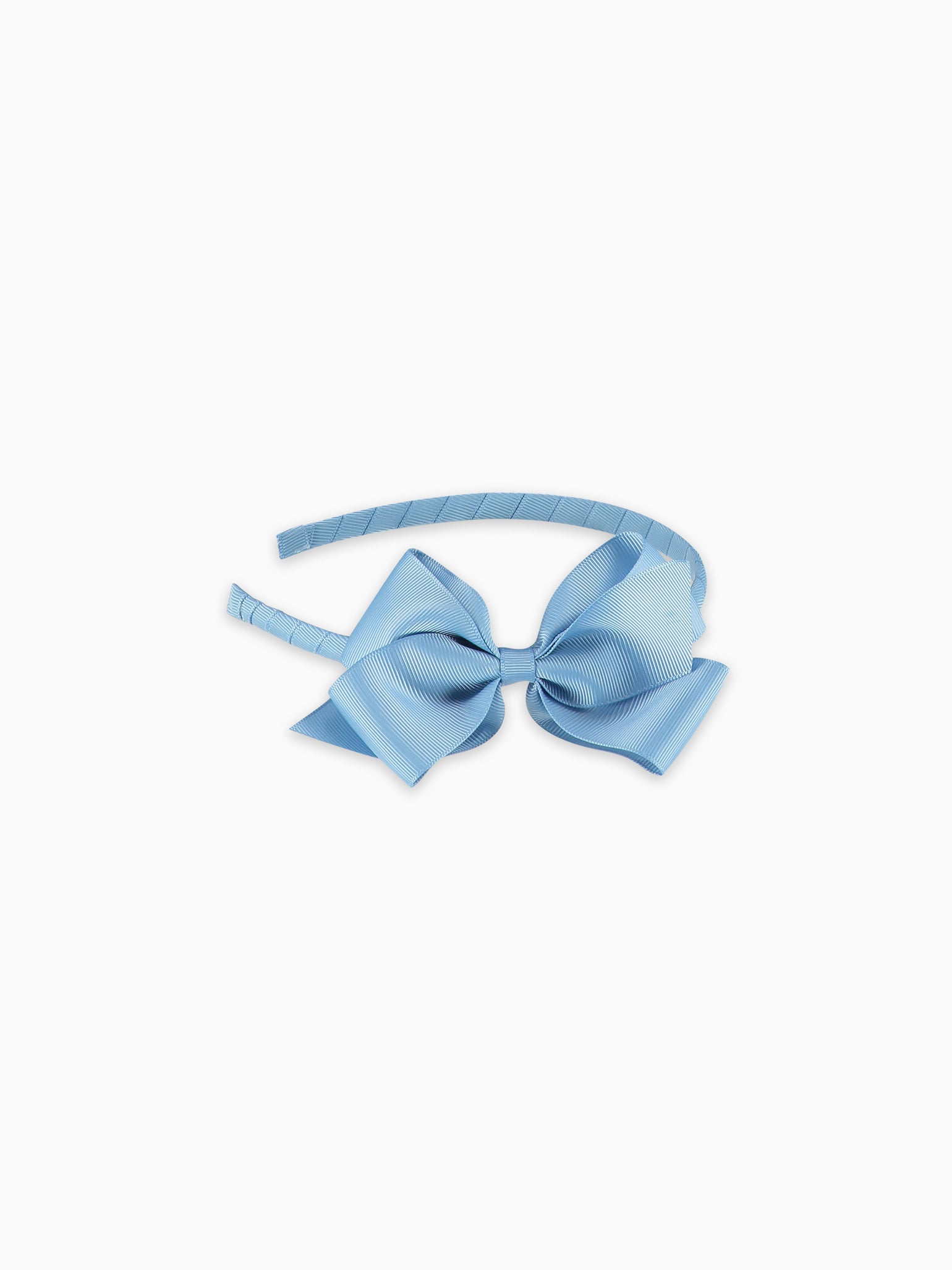 Dusty Blue Big Bow Girl Headband