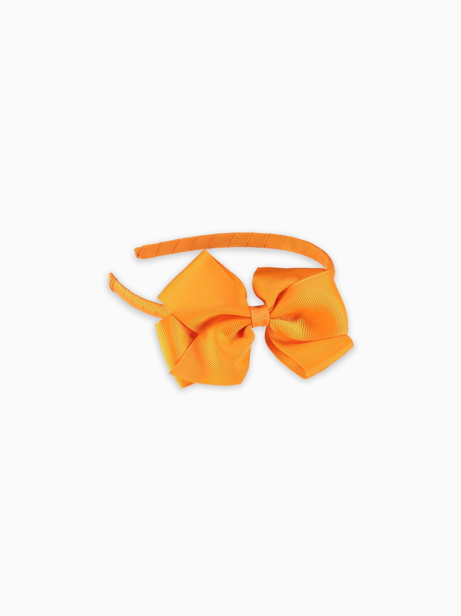 Orange Big Bow Girl Headband