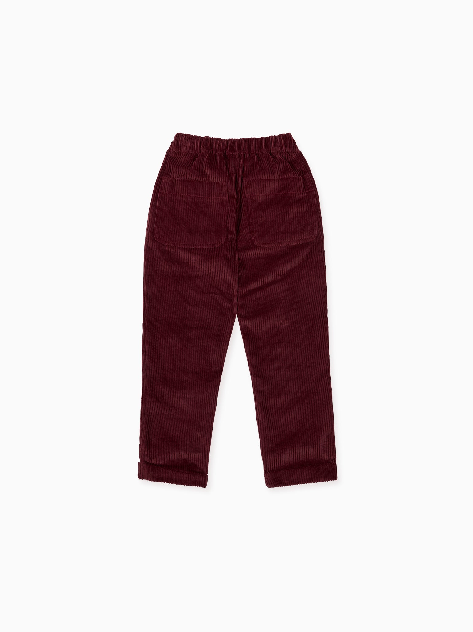 Burgundy Benito Corduroy Boy Trousers