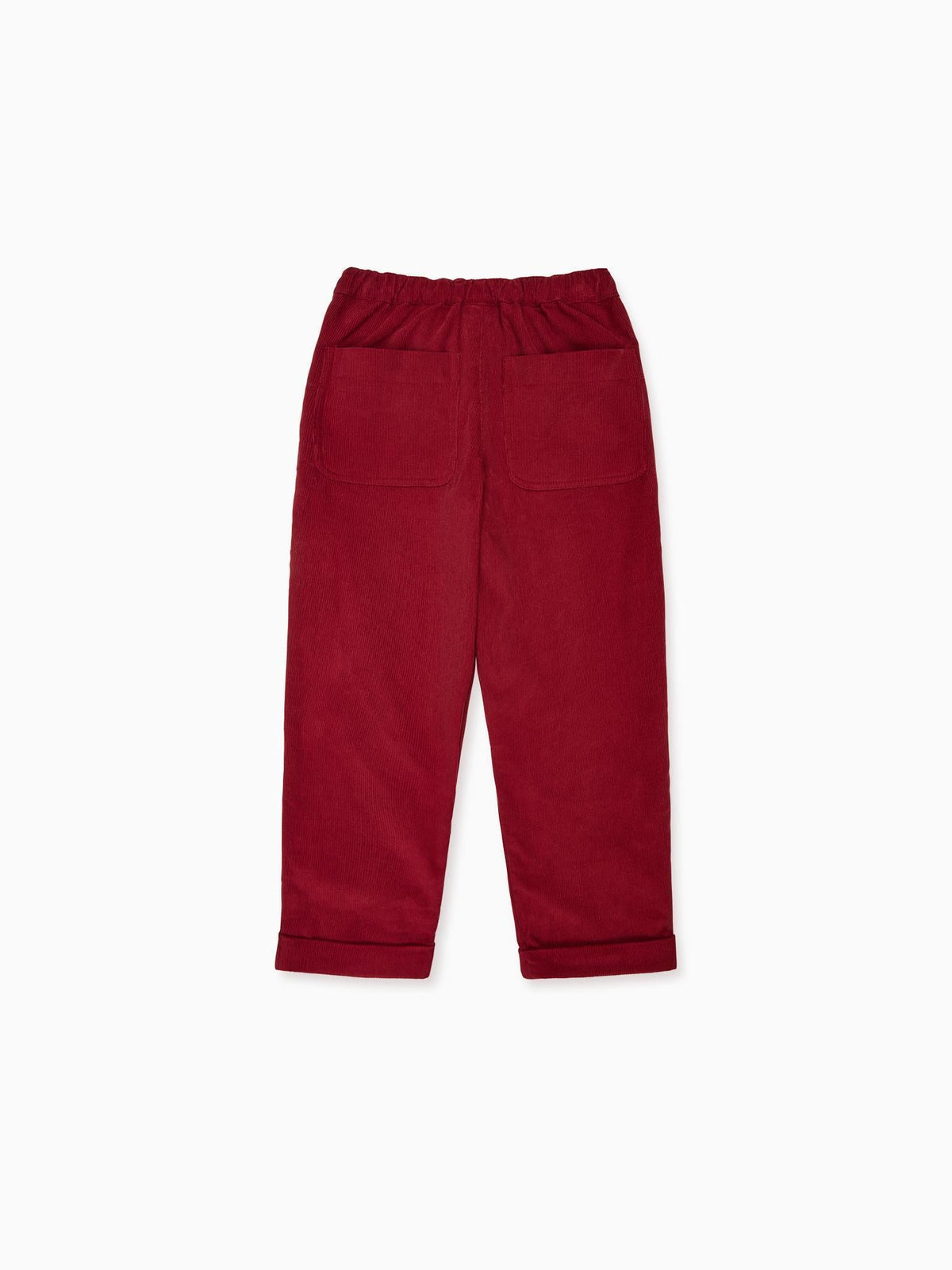 Burgundy Benito Corduroy Boy Trousers